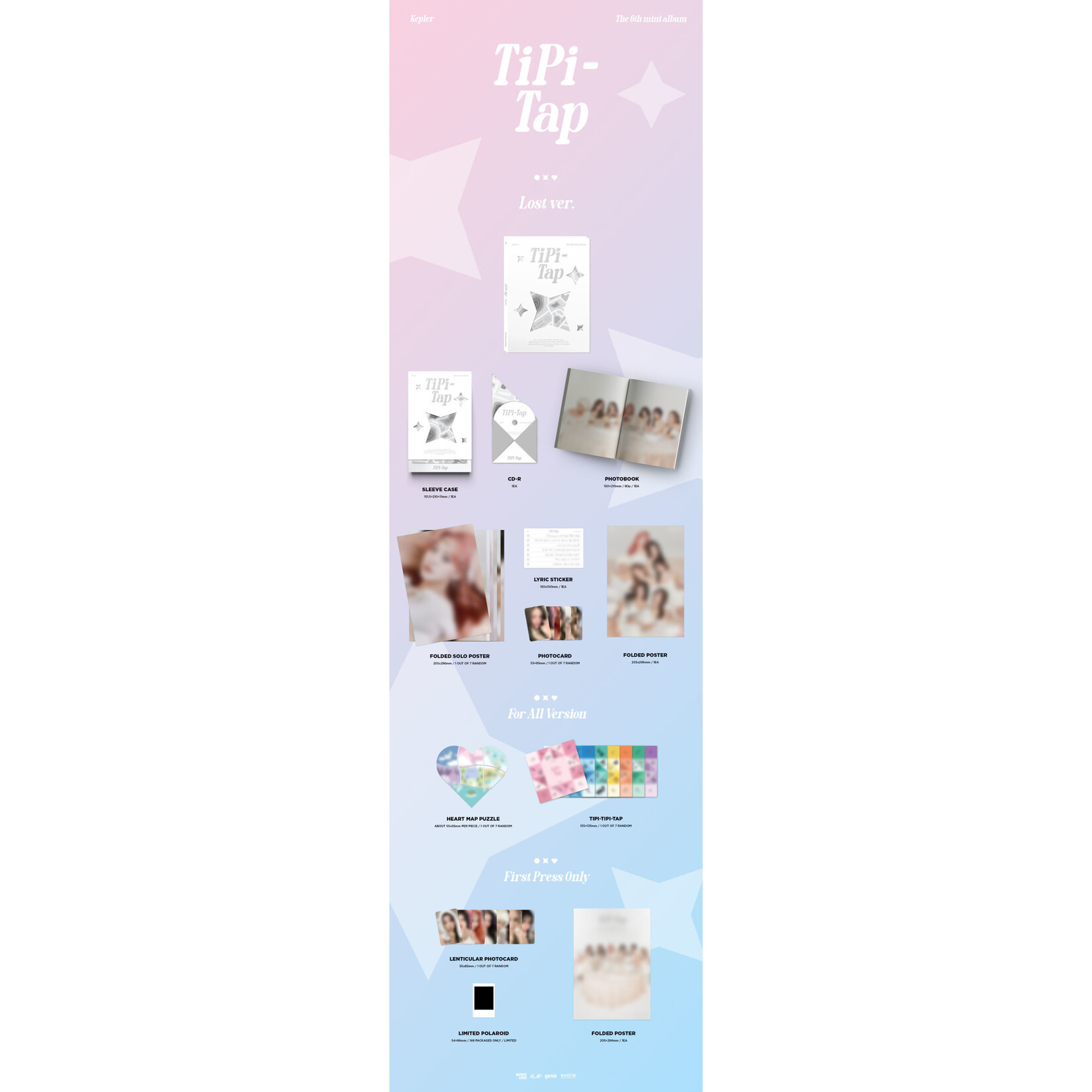 Kep1er Kep1er - The 6th Mini Album [TIPI-TAP] (Photobook ver.) + Random Photocard (SW)