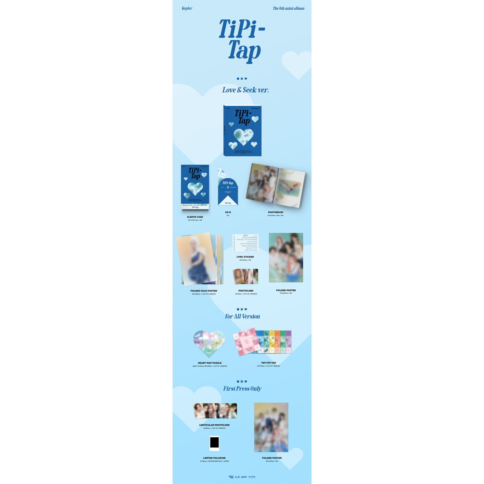 Kep1er Kep1er - The 6th Mini Album [TIPI-TAP] (Photobook ver.) + Random Photocard (SW)