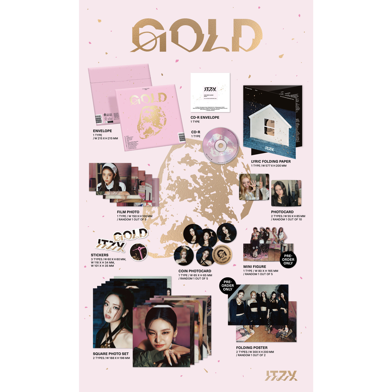 Itzy ITZY - [GOLD] SPECIAL EDITION (GOLD Ver.)
