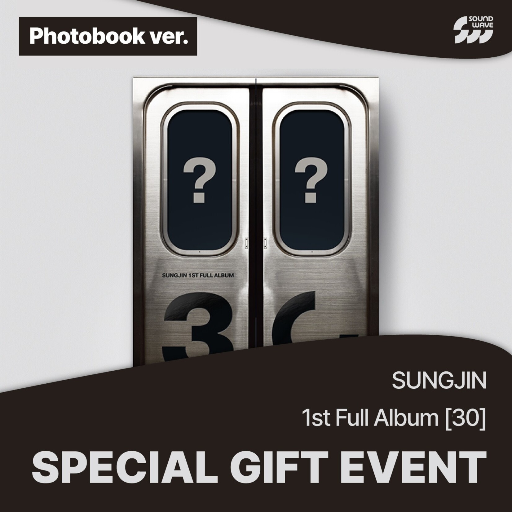 DAY6 SUNGJIN (DAY6) - 1ST FULL ALBUM [30] (Photobook ver.) + Random Photocard (SW)