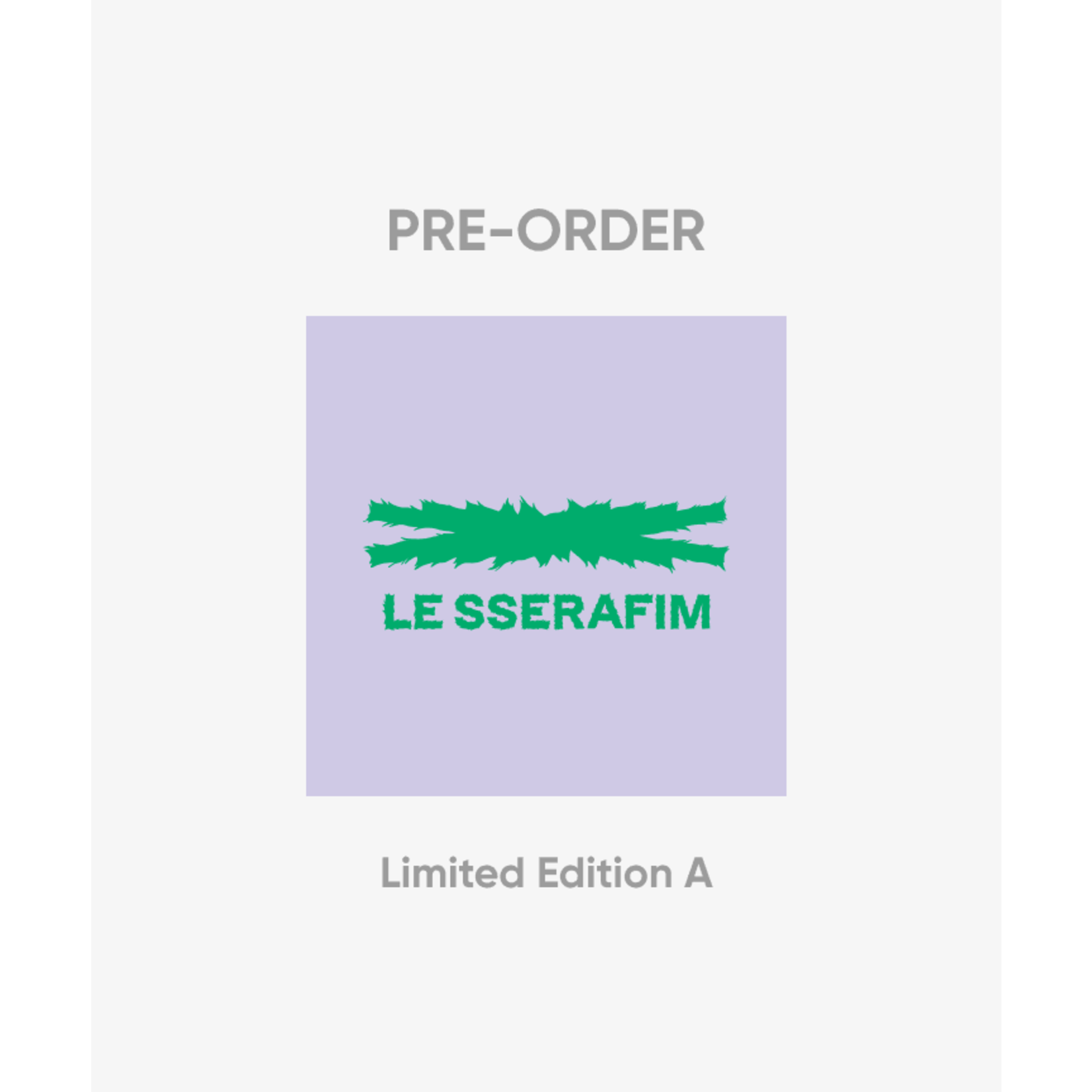 Le Sserafim LE SSERAFIM - [CRAZY]  Limited A