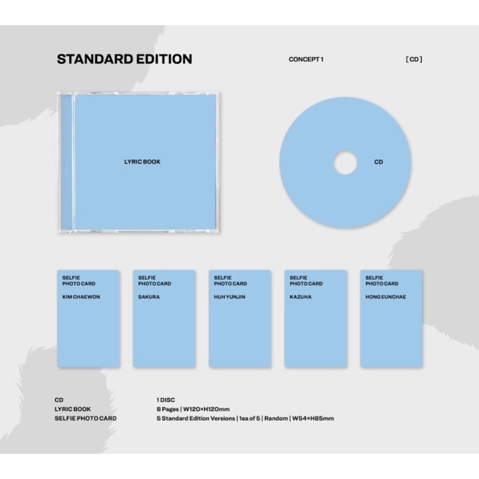 Le Sserafim LE SSERAFIM - [CRAZY]  Standard Edition