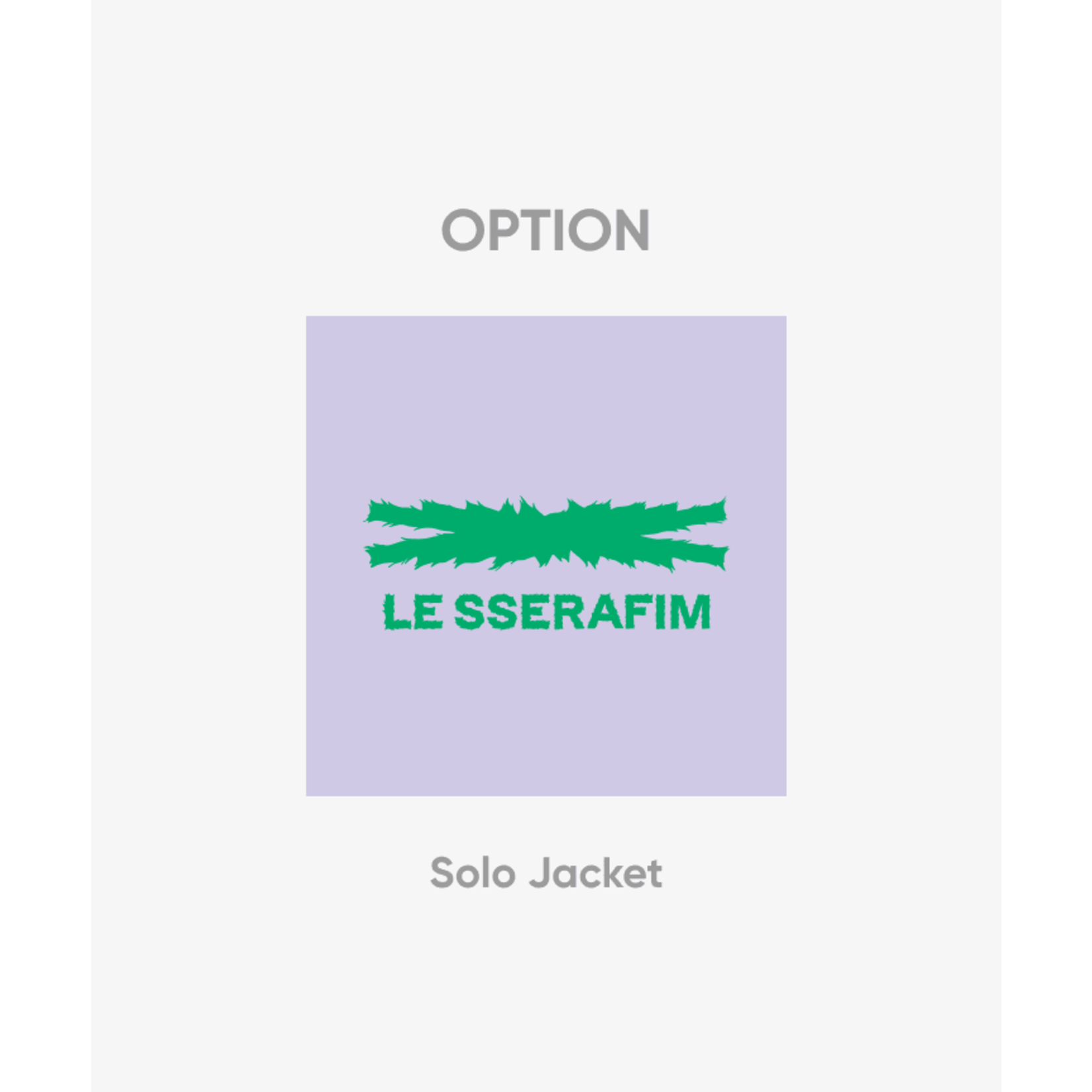 Le Sserafim LE SSERAFIM - [CRAZY]  Solo Jacket