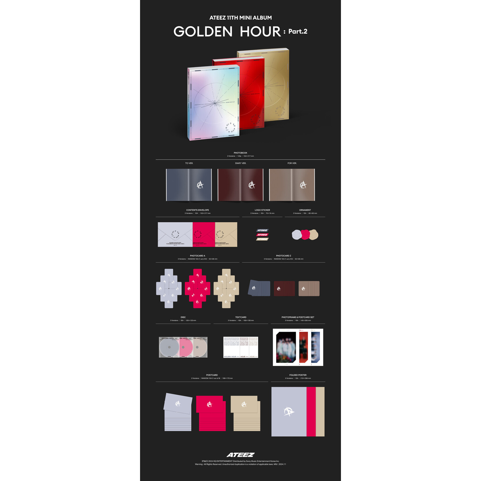 ATEEZ ATEEZ - [GOLDEN HOUR : Part.2] (Photobook ver.)