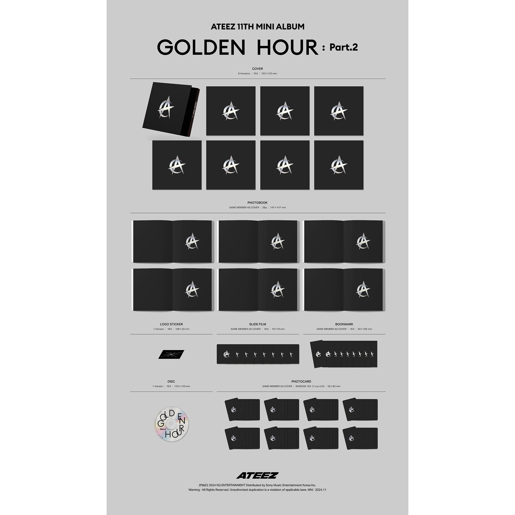 ATEEZ ATEEZ - [GOLDEN HOUR : Part.2] (DIGIPACK VER.)