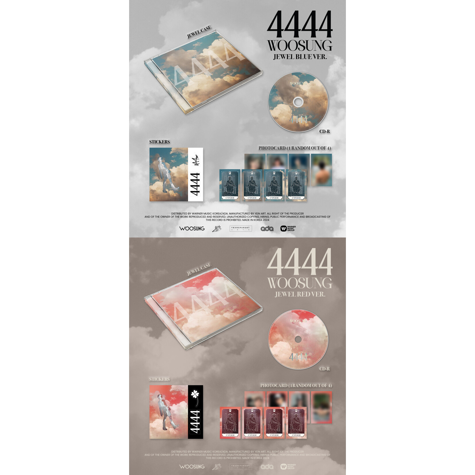 The Rose WOOSUNG - 4444 (JEWEL VER.)