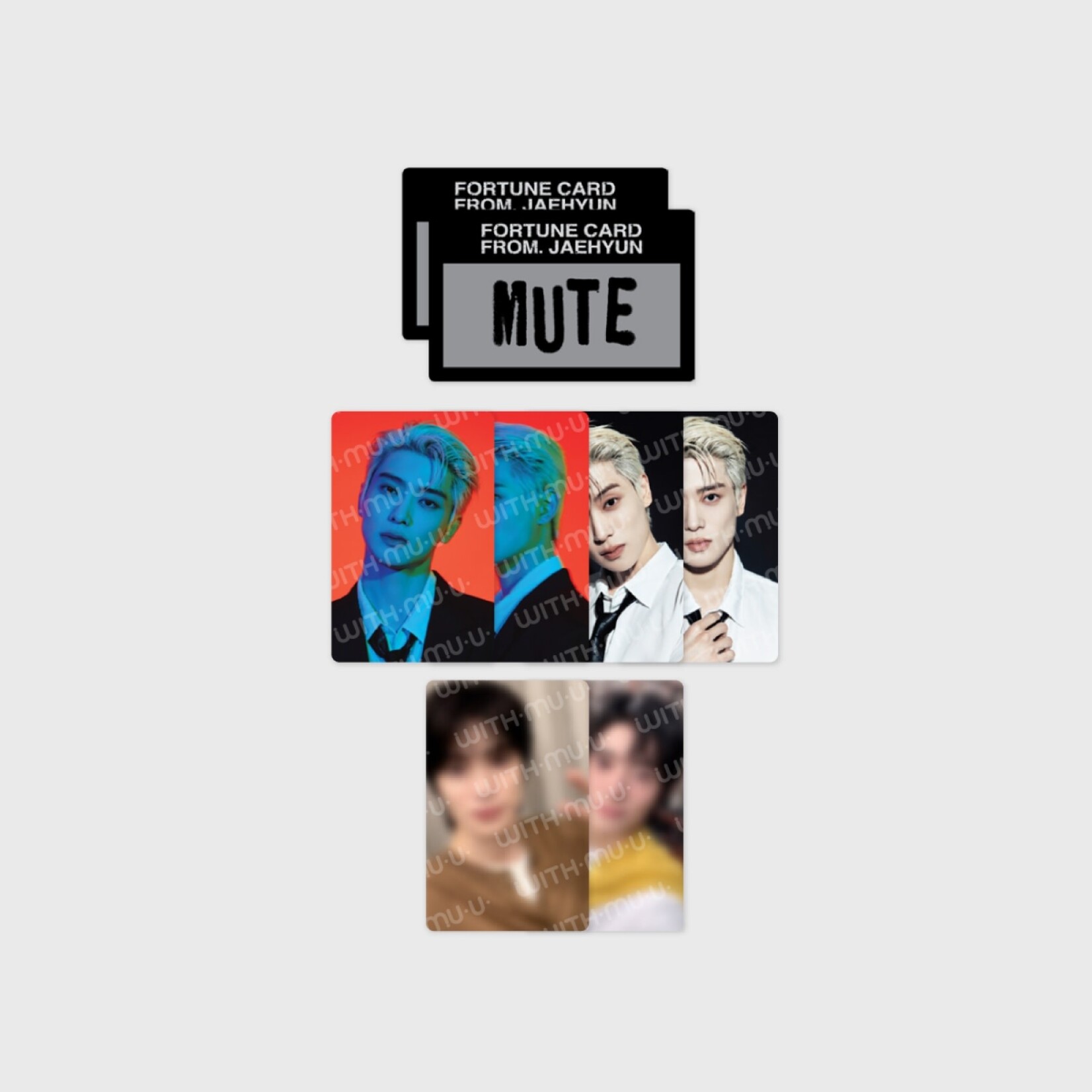 NCT JAEHYUN (NCT) - 2024 JAEHYUN FAN-CON 'MUTE' FORTUNE SCRATCH CARD SET