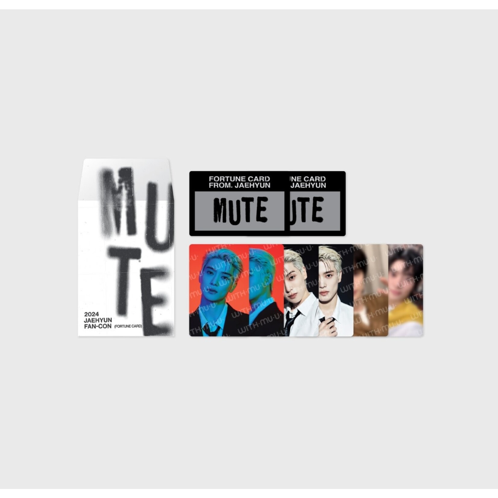 NCT JAEHYUN (NCT) - 2024 JAEHYUN FAN-CON 'MUTE' FORTUNE SCRATCH CARD SET