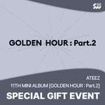 ATEEZ ATEEZ - [GOLDEN HOUR : Part.2] (Photobook ver.) + Random Photocard (SW)