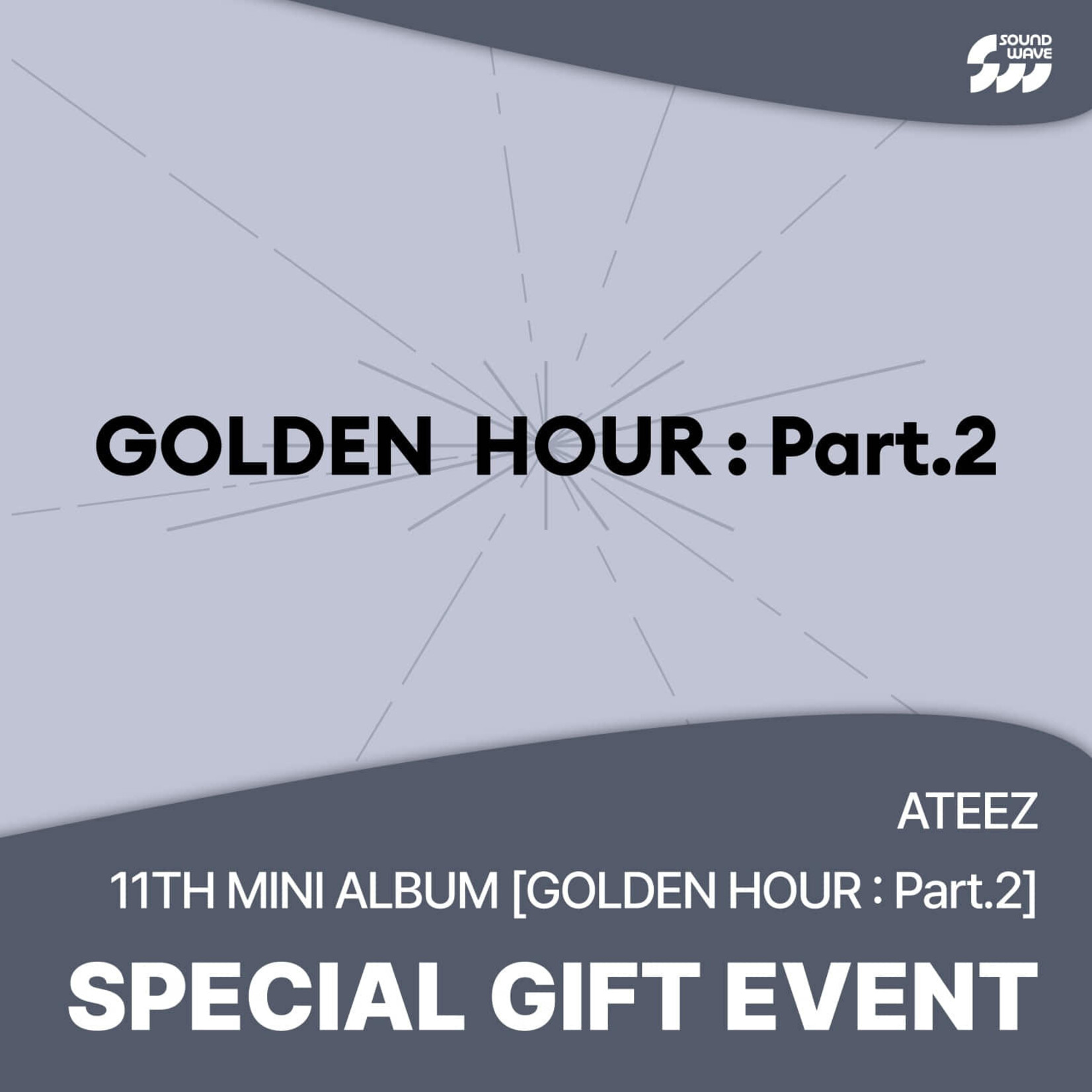 ATEEZ ATEEZ - [GOLDEN HOUR : Part.2] (Photobook ver.) + Random Photocard (SW)