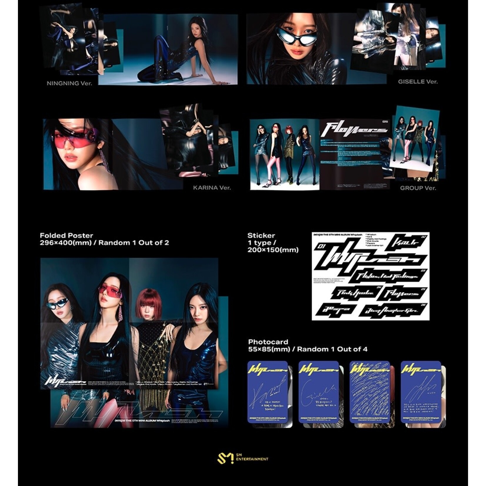 Aespa [LUCKY DRAW] aespa - 5th Mini Album [Whiplash] (SPEED Ver.) + Random Photocard (SW)