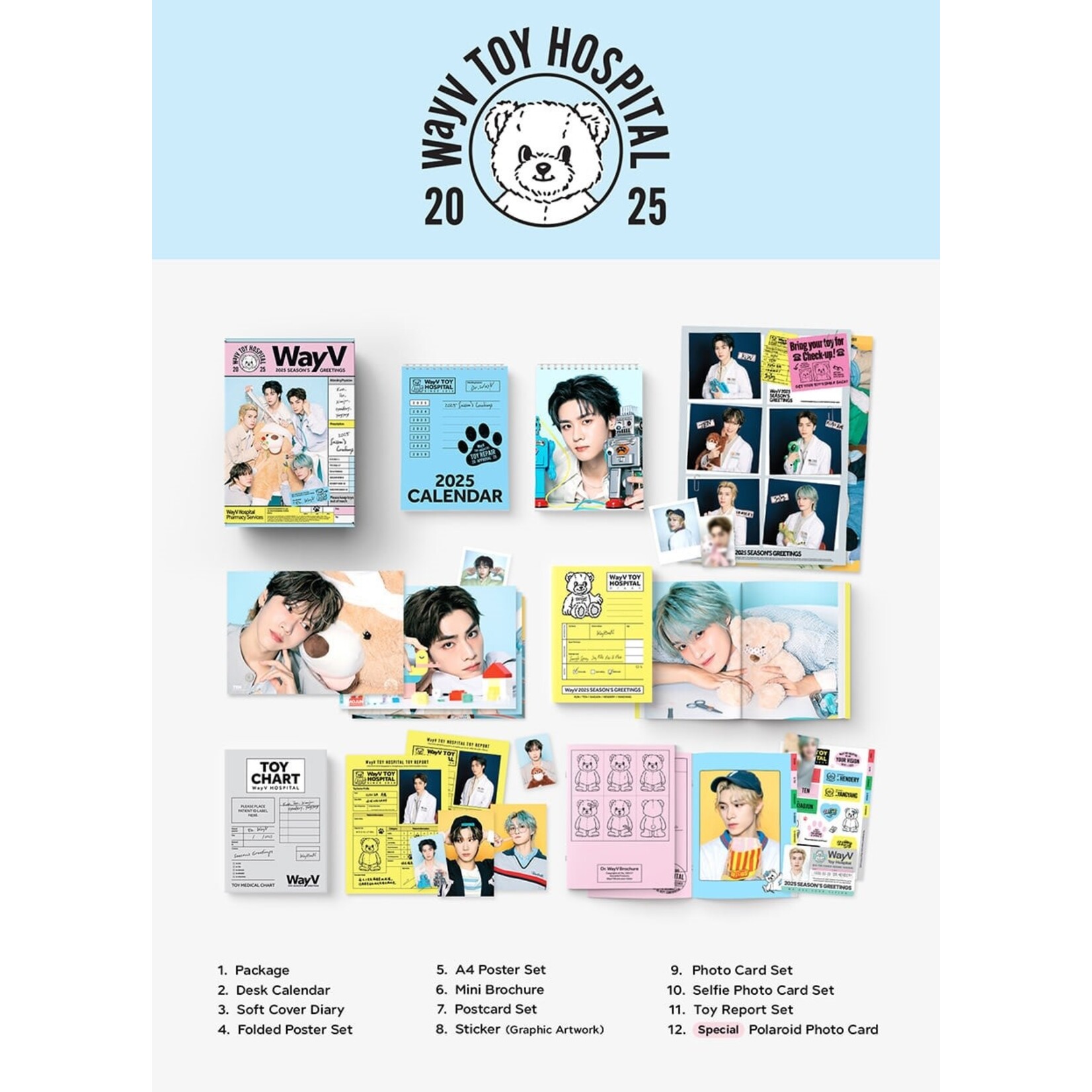 NCT WayV – 2025 WayV SEASON'S GREETINGS + Photocard (SM)
