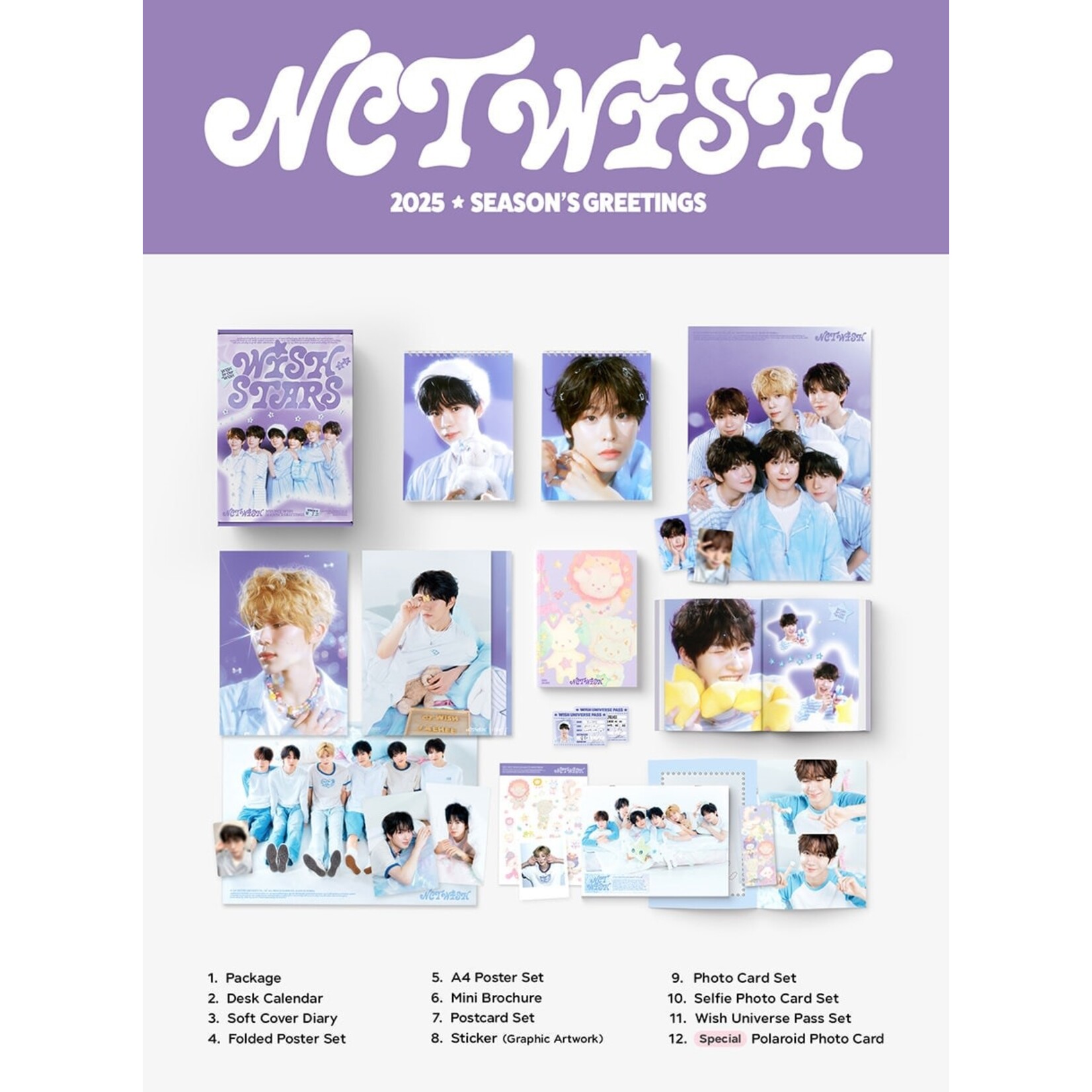NCT NCT WISH – 2025 NCT WISH SEASON'S GREETINGS + Photocard (SM)