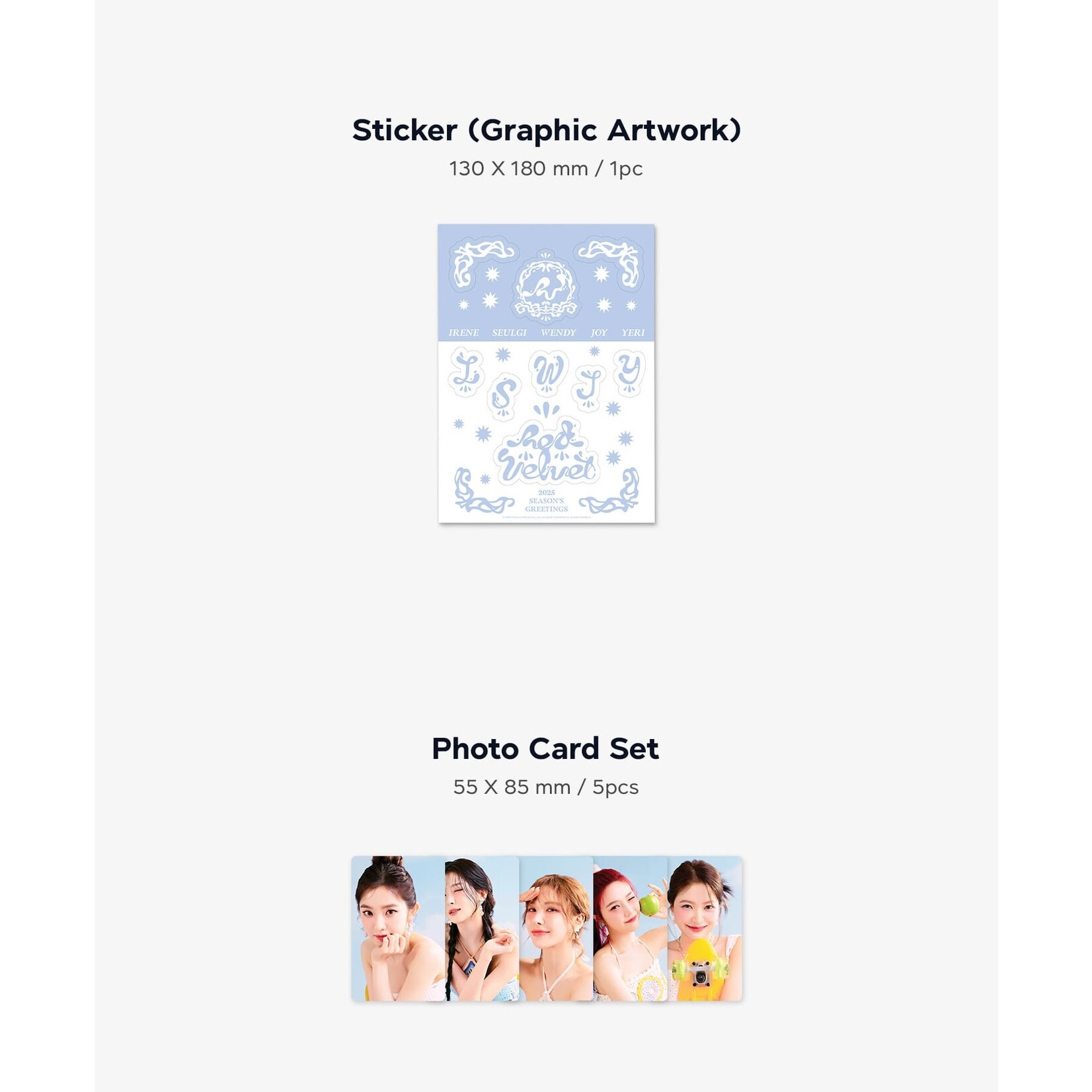 Red Velvet Red Velvet – 2025 Red Velvet SEASON'S GREETINGS + Photocard (SM)