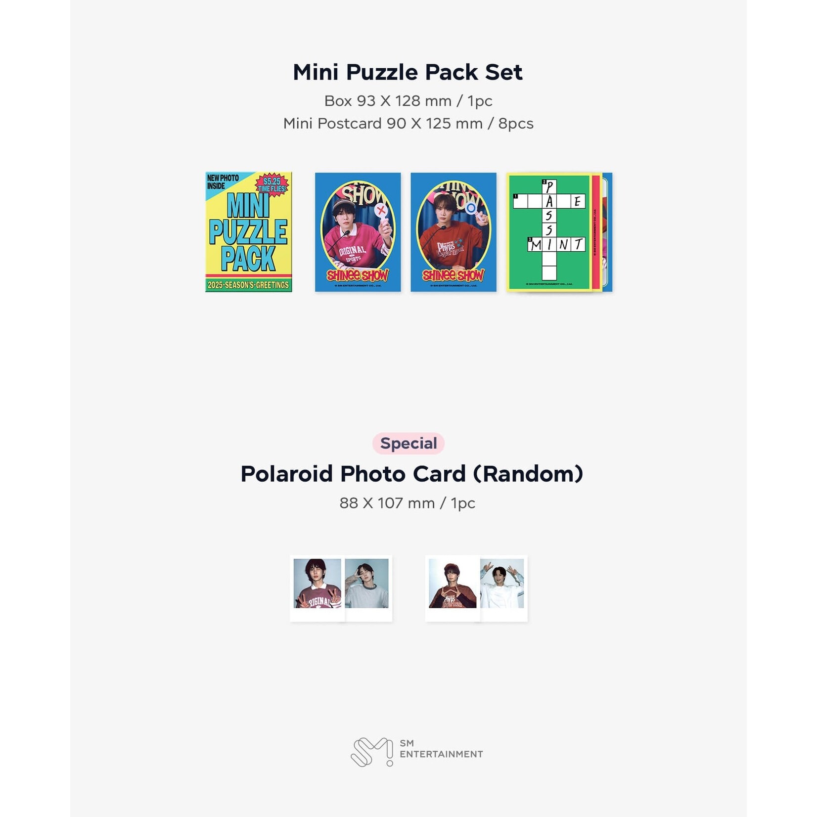 Shinee SHINee – 2025 SHINee SEASON'S GREETINGS + Photocard (SM)