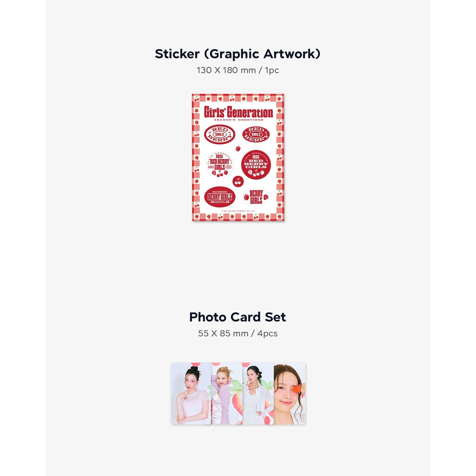 Girl's Generation Girls’ Generation – 2025 Girls’ Generation SEASON'S GREETINGS + Photocard (SM)