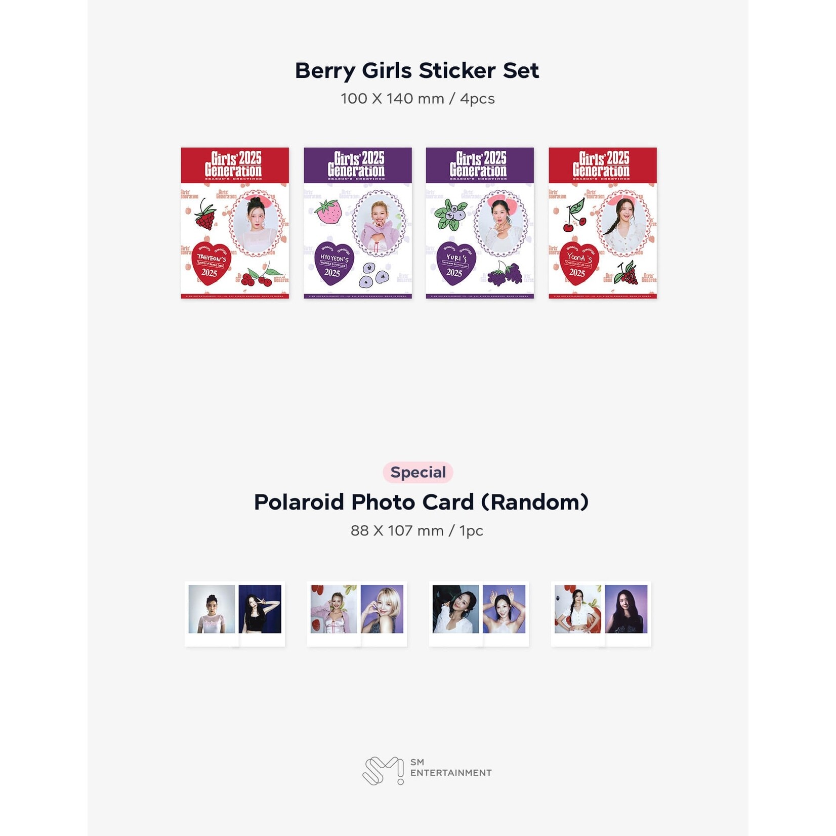 Girl's Generation Girls’ Generation – 2025 Girls’ Generation SEASON'S GREETINGS + Photocard (SM)
