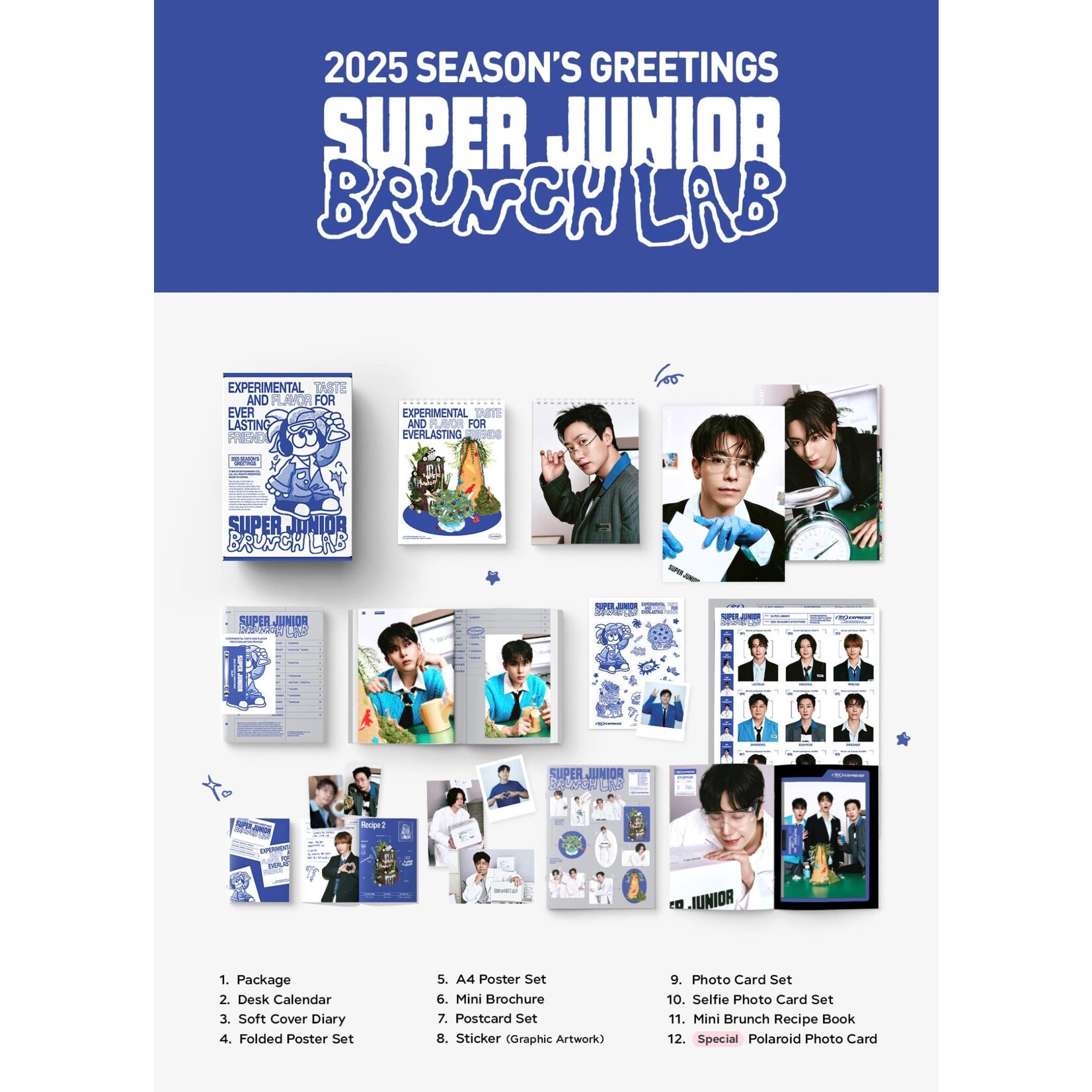 Super Junior SUPER JUNIOR – 2025 SUPER JUNIOR SEASON'S GREETINGS + Photocard (SM)