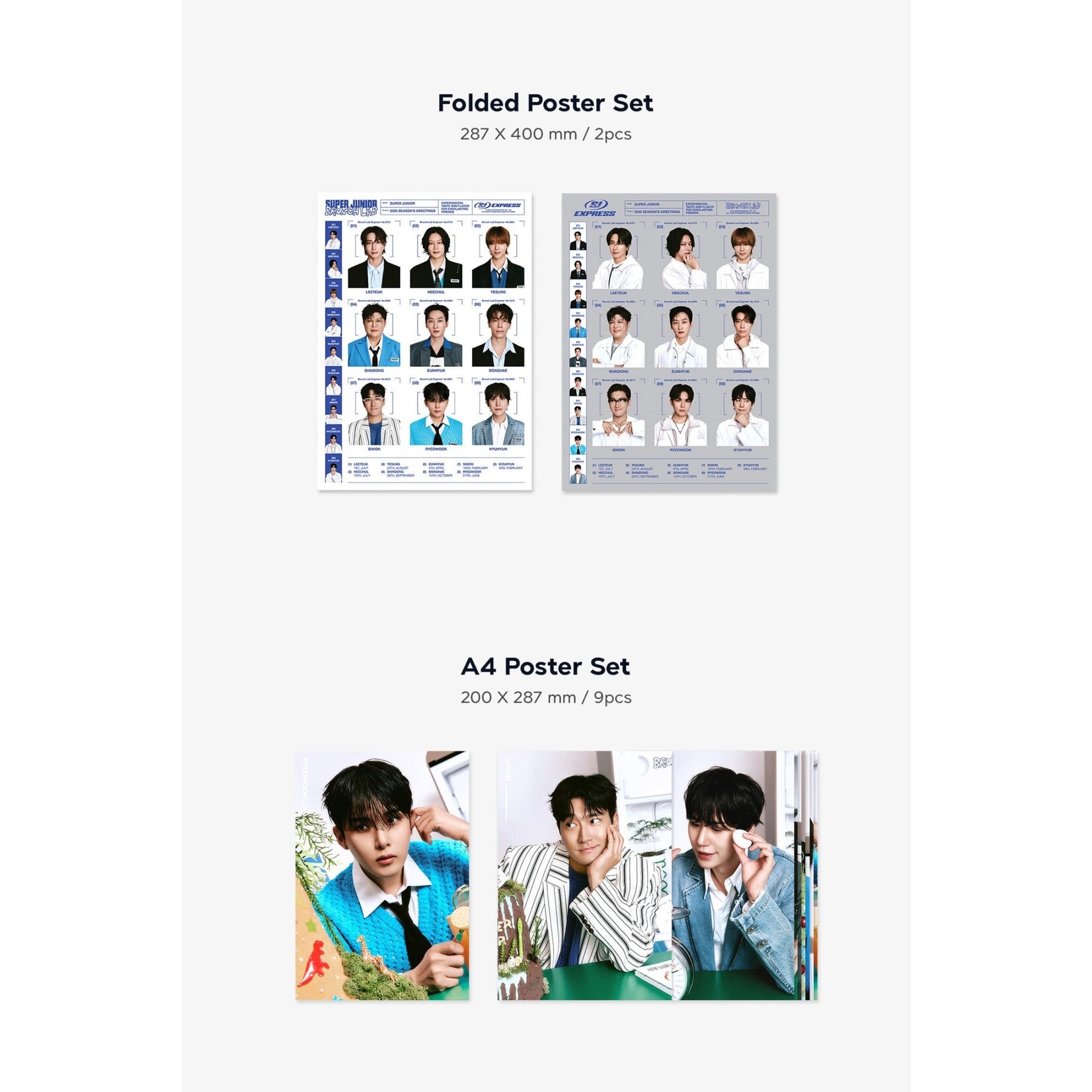 Super Junior SUPER JUNIOR – 2025 SUPER JUNIOR SEASON'S GREETINGS + Photocard (SM)