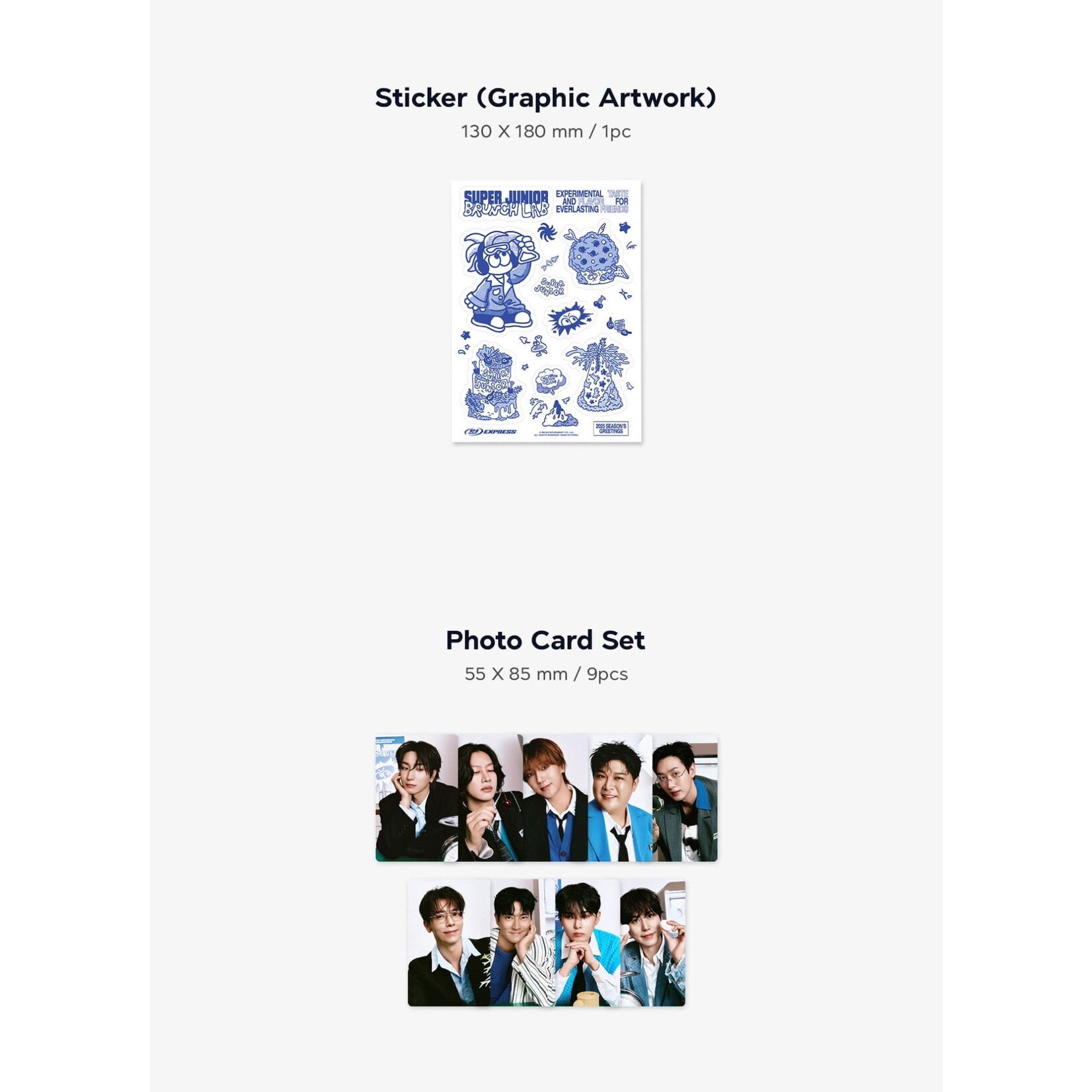 Super Junior SUPER JUNIOR – 2025 SUPER JUNIOR SEASON'S GREETINGS + Photocard (SM)