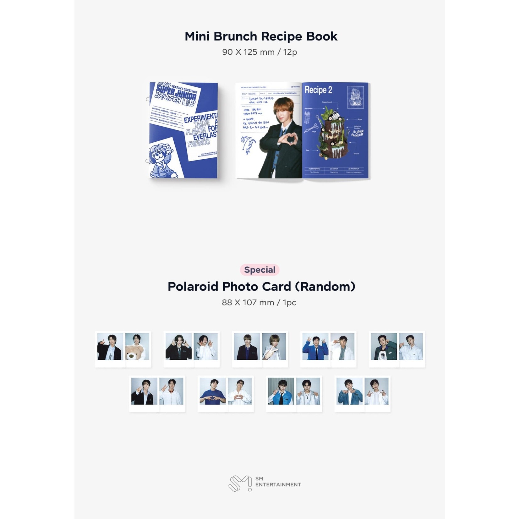Super Junior SUPER JUNIOR – 2025 SUPER JUNIOR SEASON'S GREETINGS + Photocard (SM)