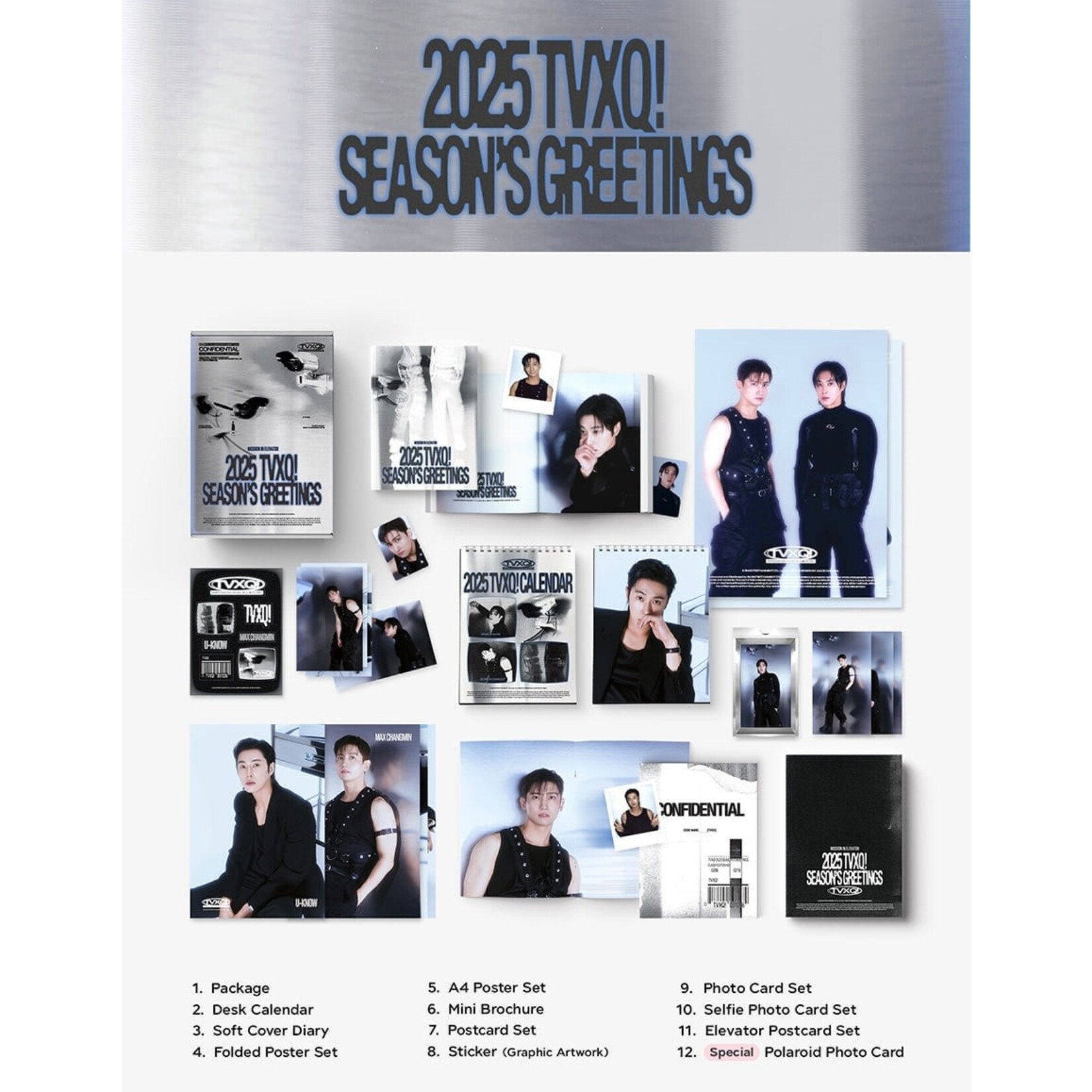 TVXQ TVXQ! – 2025 TVXQ! SEASON'S GREETINGS + Photocard (SM)