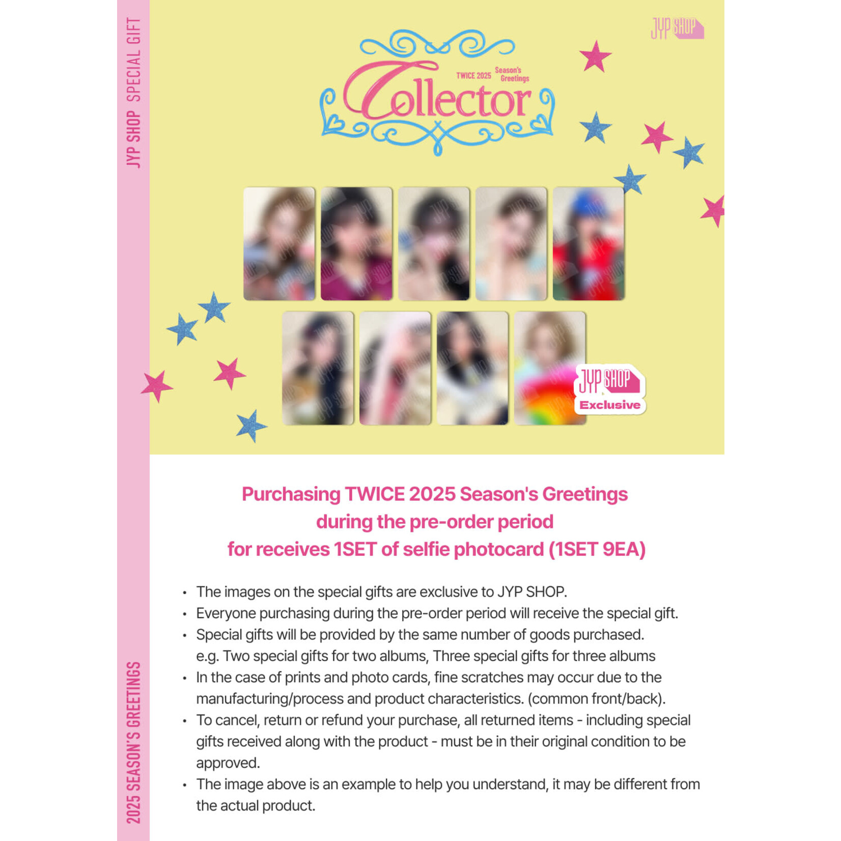 Twice TWICE - 2025 Season’s Greetings [Collector] + Photocards set (JYP SHOP)