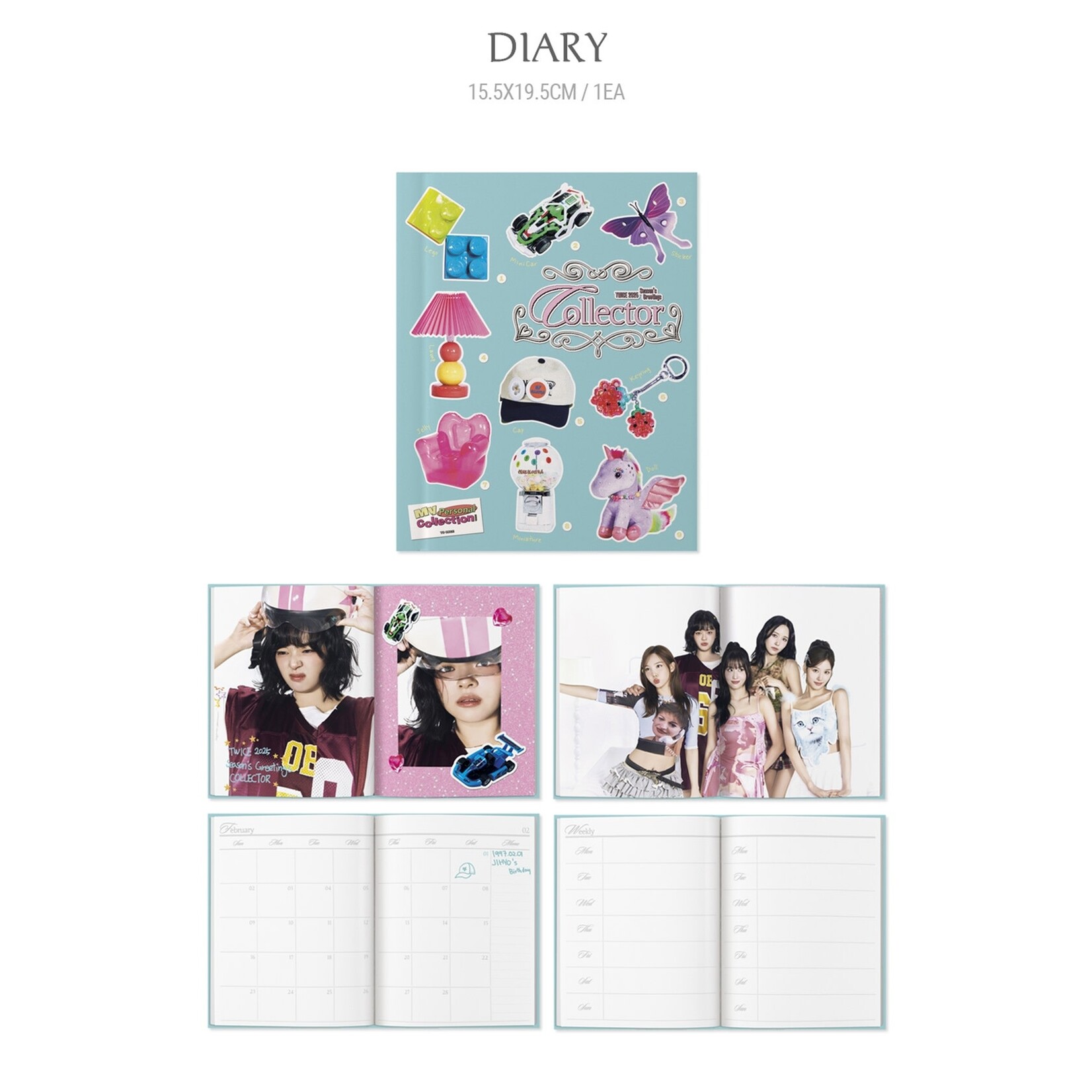 Twice TWICE - 2025 Season’s Greetings [Collector] + Photocards set (JYP SHOP)