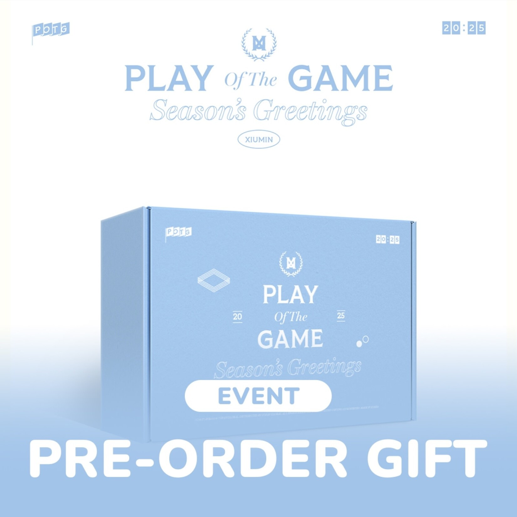 EXO XIUMIN - 2025 SEASON’S GREETINGS [PLAY Of The GAME] + Random Polaroid Photocard (WM)