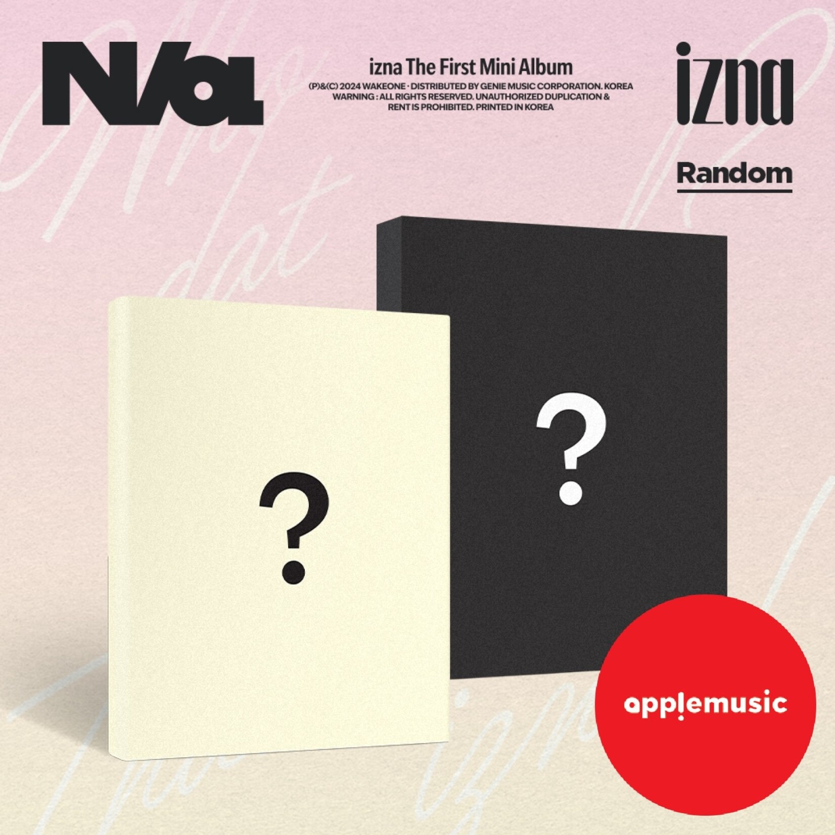izna izna (이즈나) - N/a (Photobook Ver.) + Showcase Random Photocard (APPLEMUSIC)