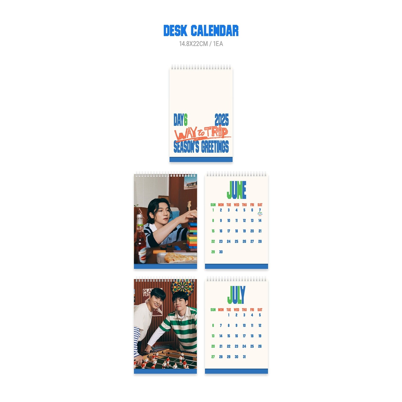 DAY6 DAY6 - 2025 Season’s Greetings [Way to Trip] + Photocards set (JYP SHOP)