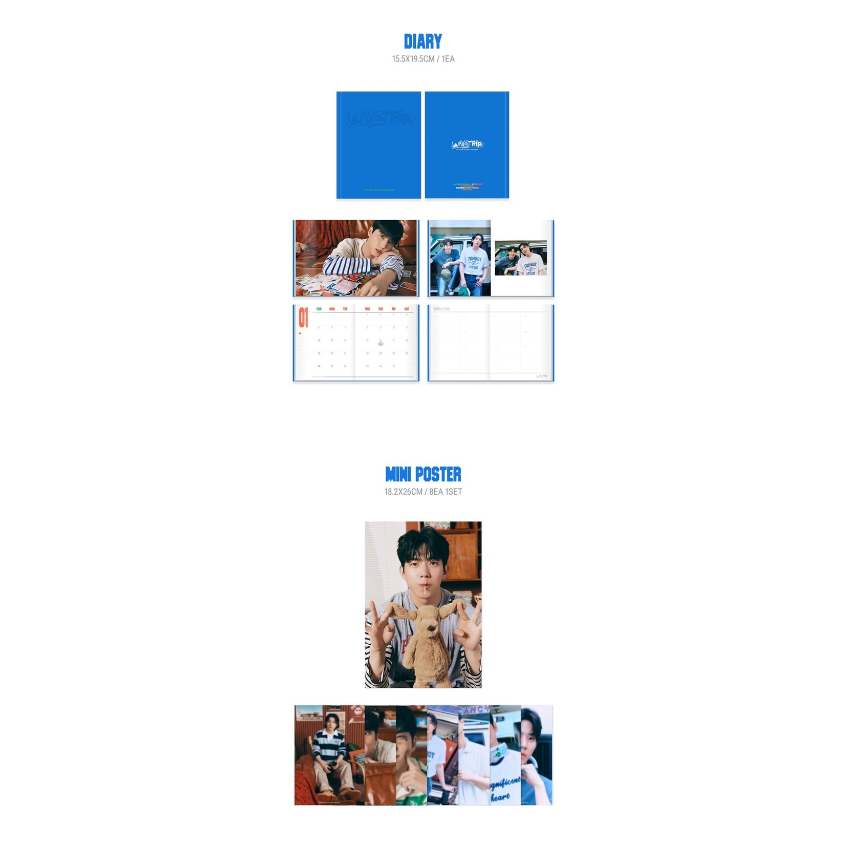 DAY6 DAY6 - 2025 Season’s Greetings [Way to Trip] + Photocards set (JYP SHOP)