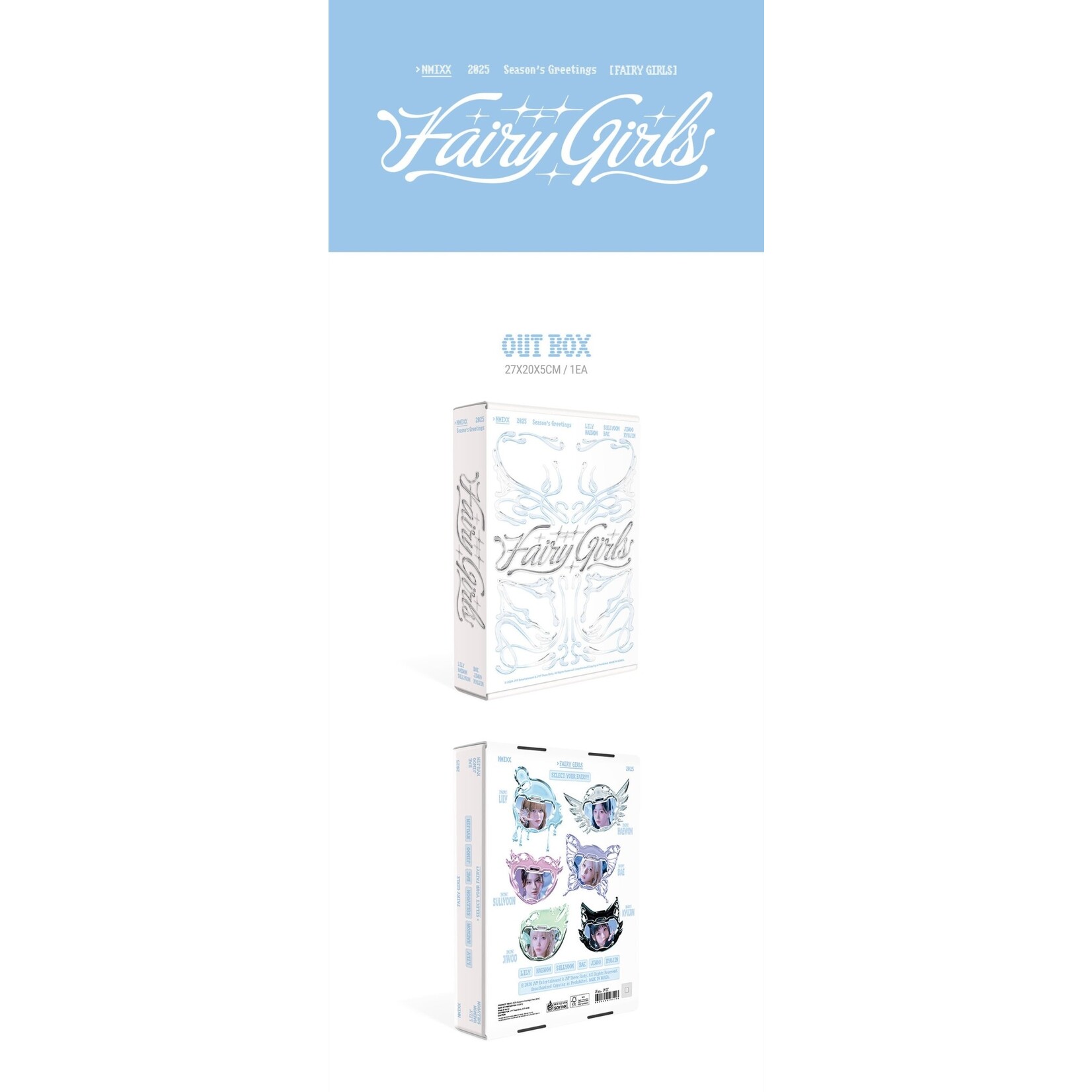 NMIXX NMIXX - 2025 Season's Greetings [Fairy Girls] + Photocards set (JYP SHOP)
