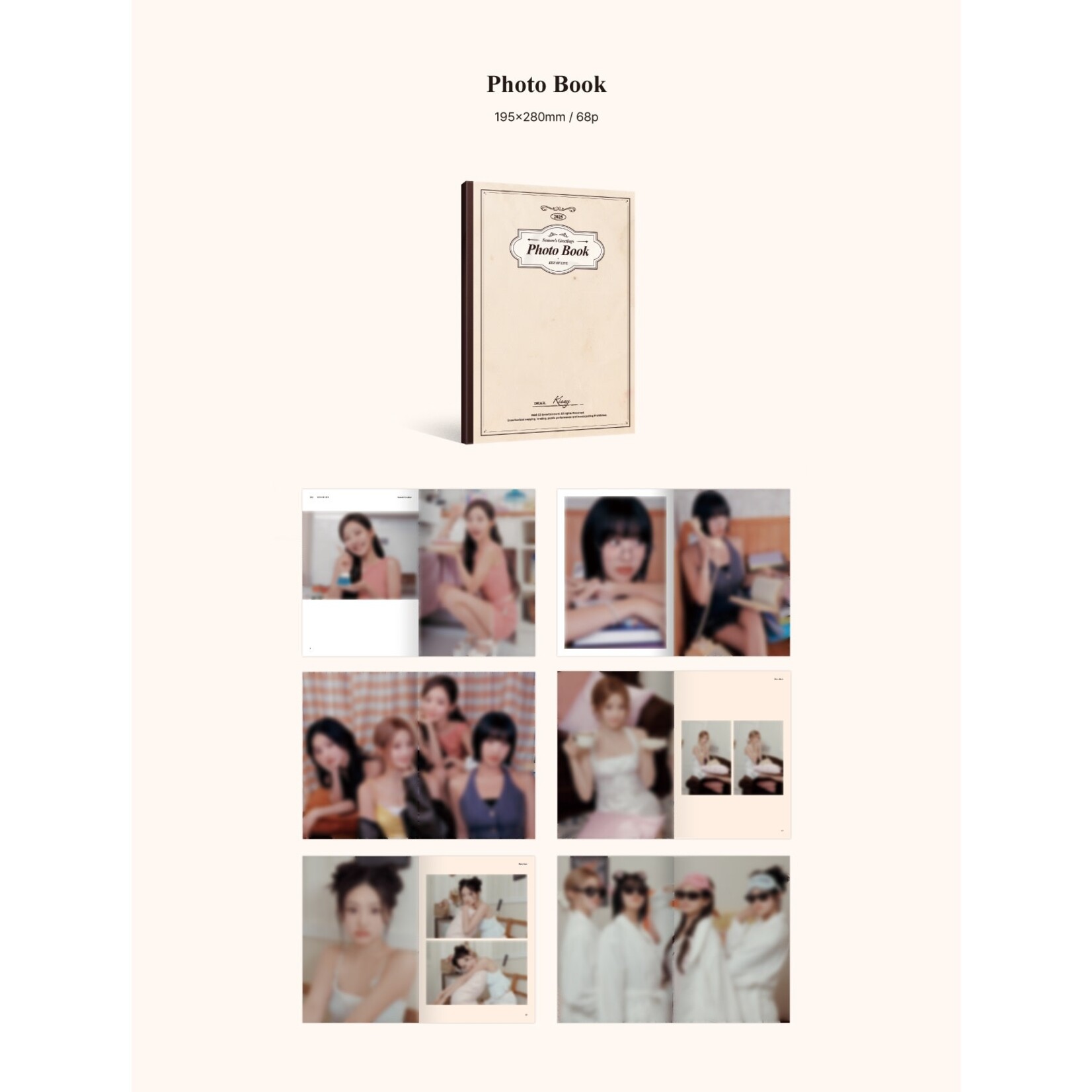 KISS OF LIFE KISS OF LIFE - 2025 Season's Greetings+ Random Photocard (WM)