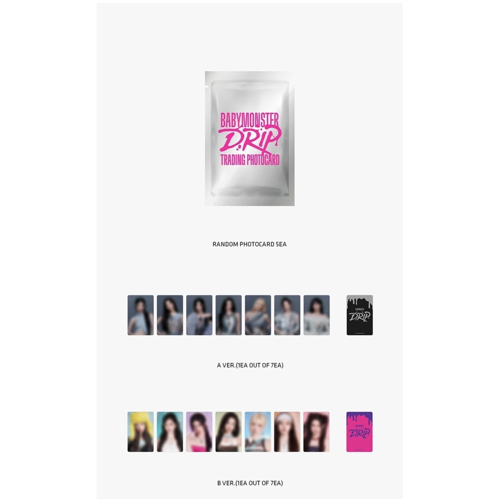 BABYMONSTER [DRIP] BABYMONSTER TRADING PHOTOCARD