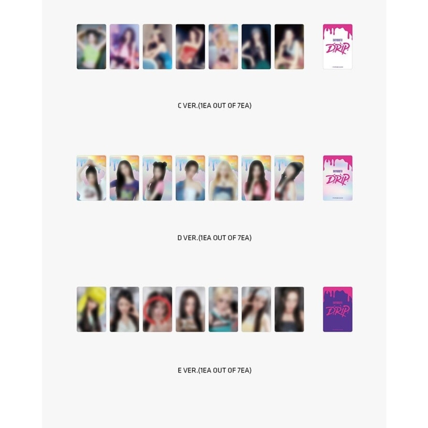 BABYMONSTER [DRIP] BABYMONSTER TRADING PHOTOCARD