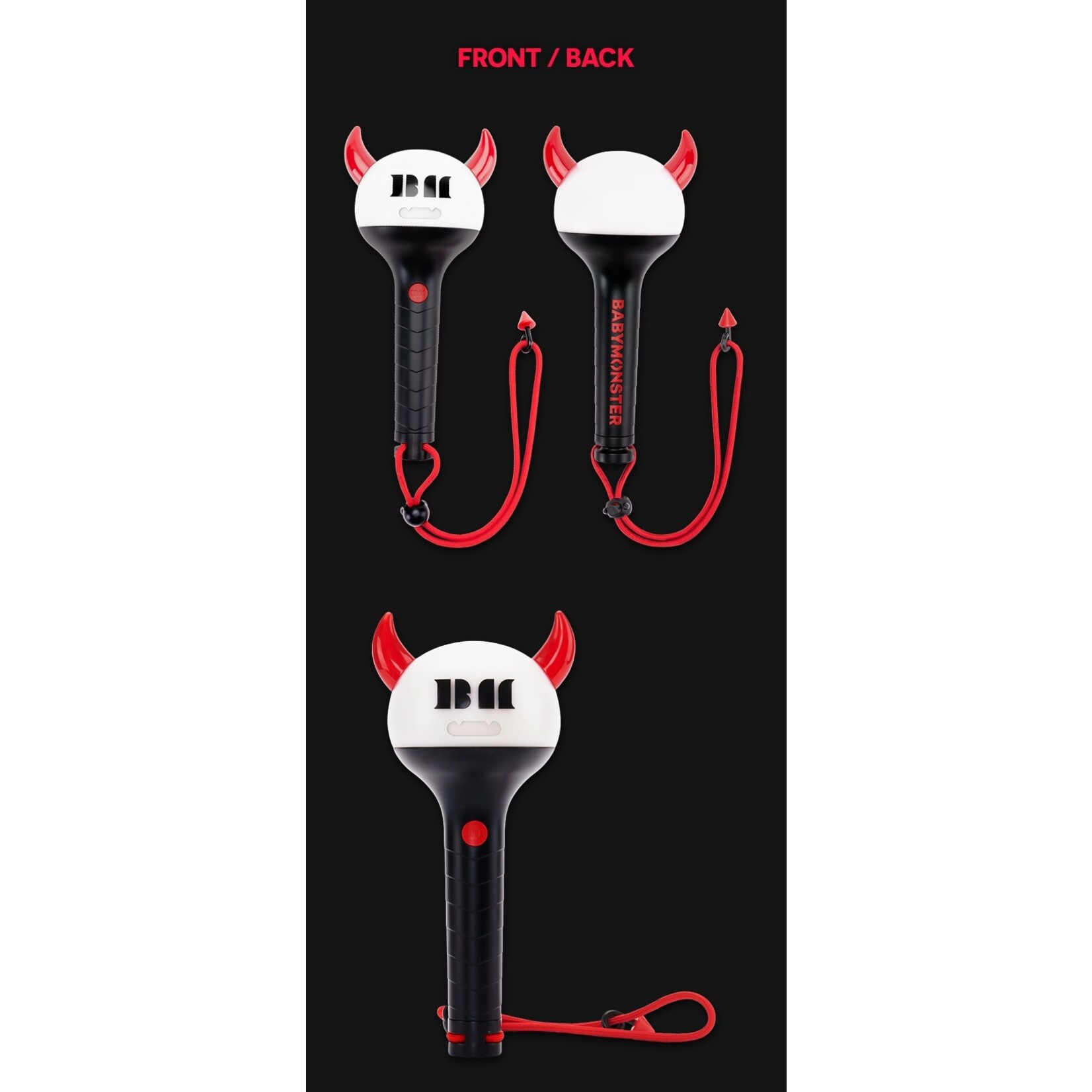 BABYMONSTER BABYMONSTER - OFFICIAL LIGHT STICK + Random Photocard (WS)