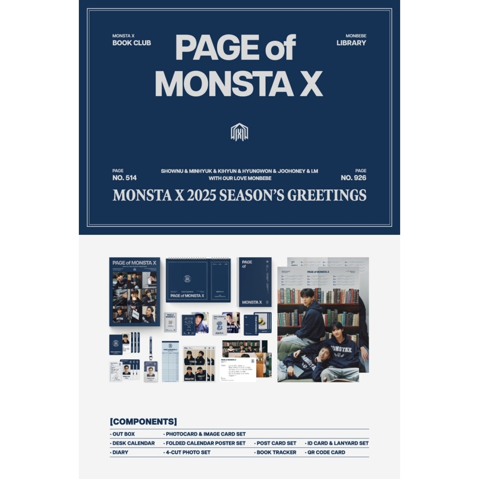 Monsta X MONSTA X - 2025 SEASON’S GREETINGS : PAGE of MONSTA X