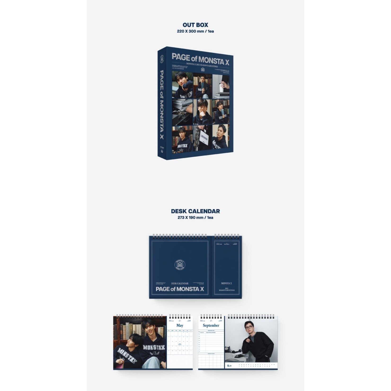 Monsta X MONSTA X - 2025 SEASON’S GREETINGS : PAGE of MONSTA X