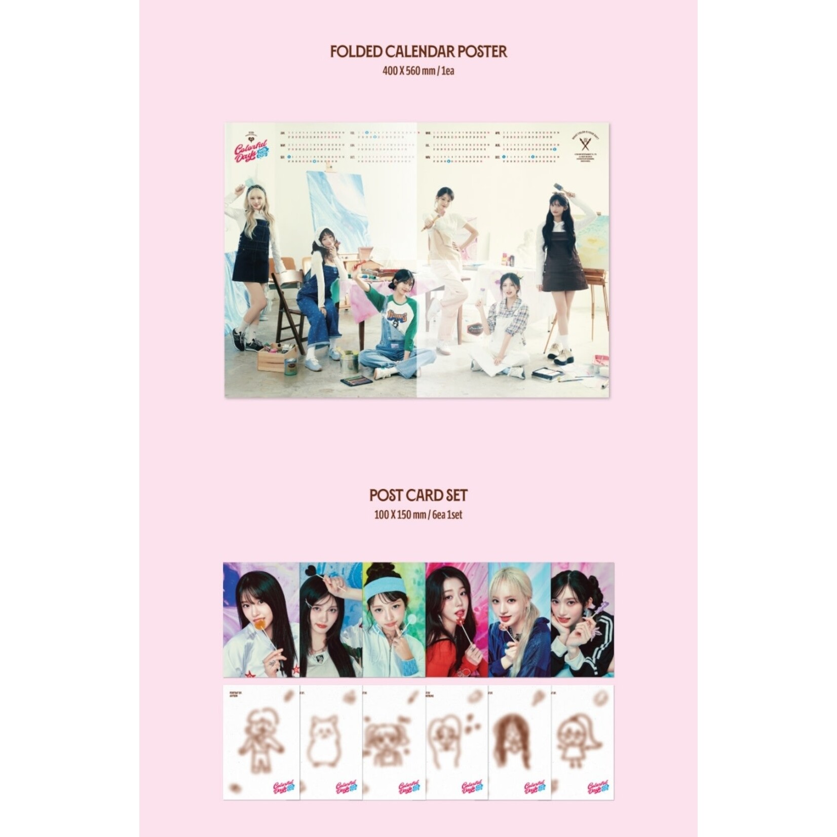 Ive IVE - 2025 SEASON’S GREETINGS : Colorful Days with IVE + 3 Random Photocards (STARSHIP SQUARE)