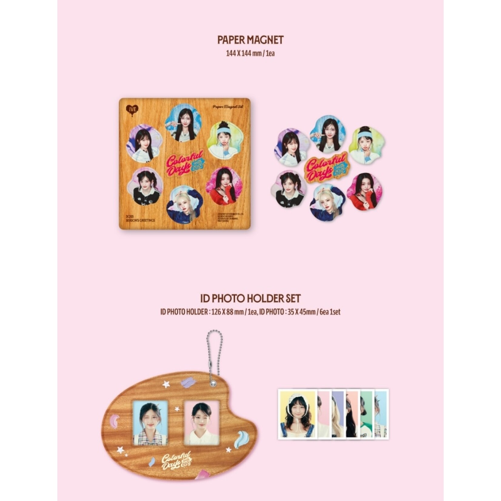Ive IVE - 2025 SEASON’S GREETINGS : Colorful Days with IVE + 3 Random Photocards (STARSHIP SQUARE)