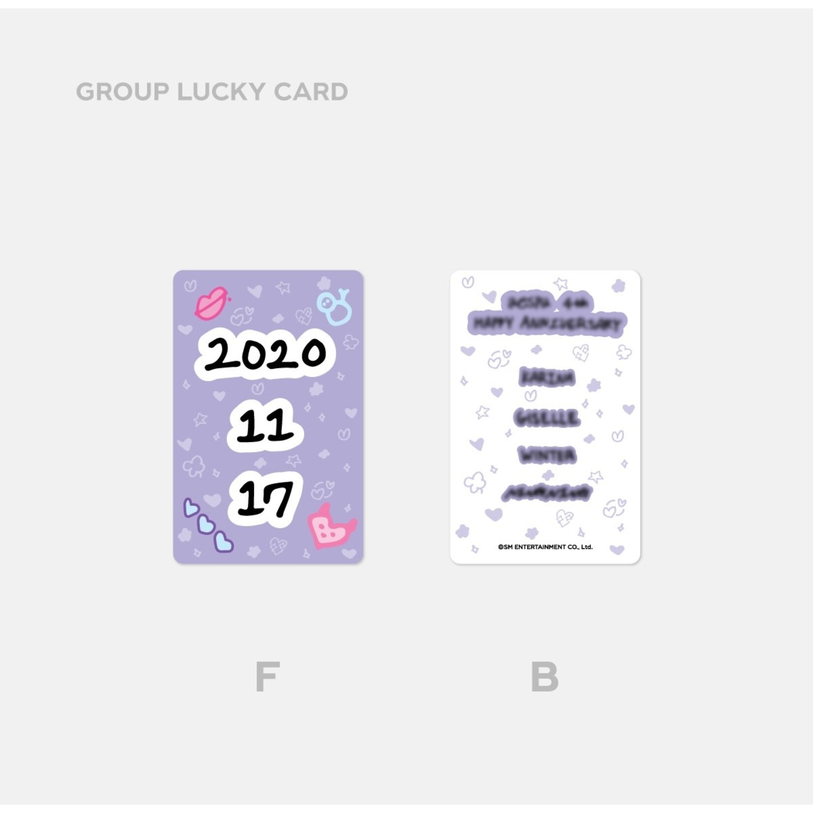 Aespa aespa - 4TH ANNIVERSARY LUCKY CARD SET