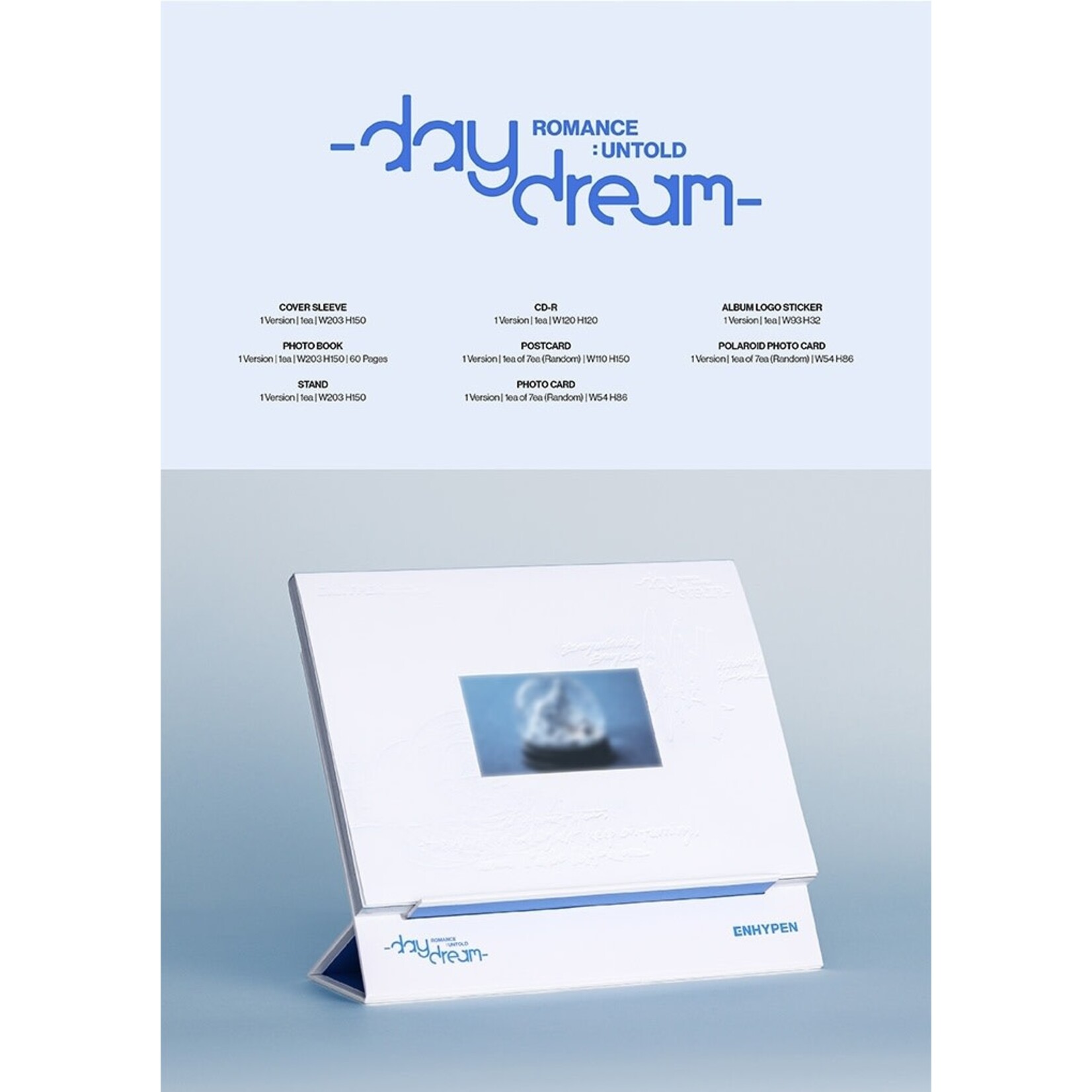 Enhypen ENHYPEN - ROMANCE : UNTOLD [daydream] (JAPAN Edition) + Random Hologram Photocard (SW)
