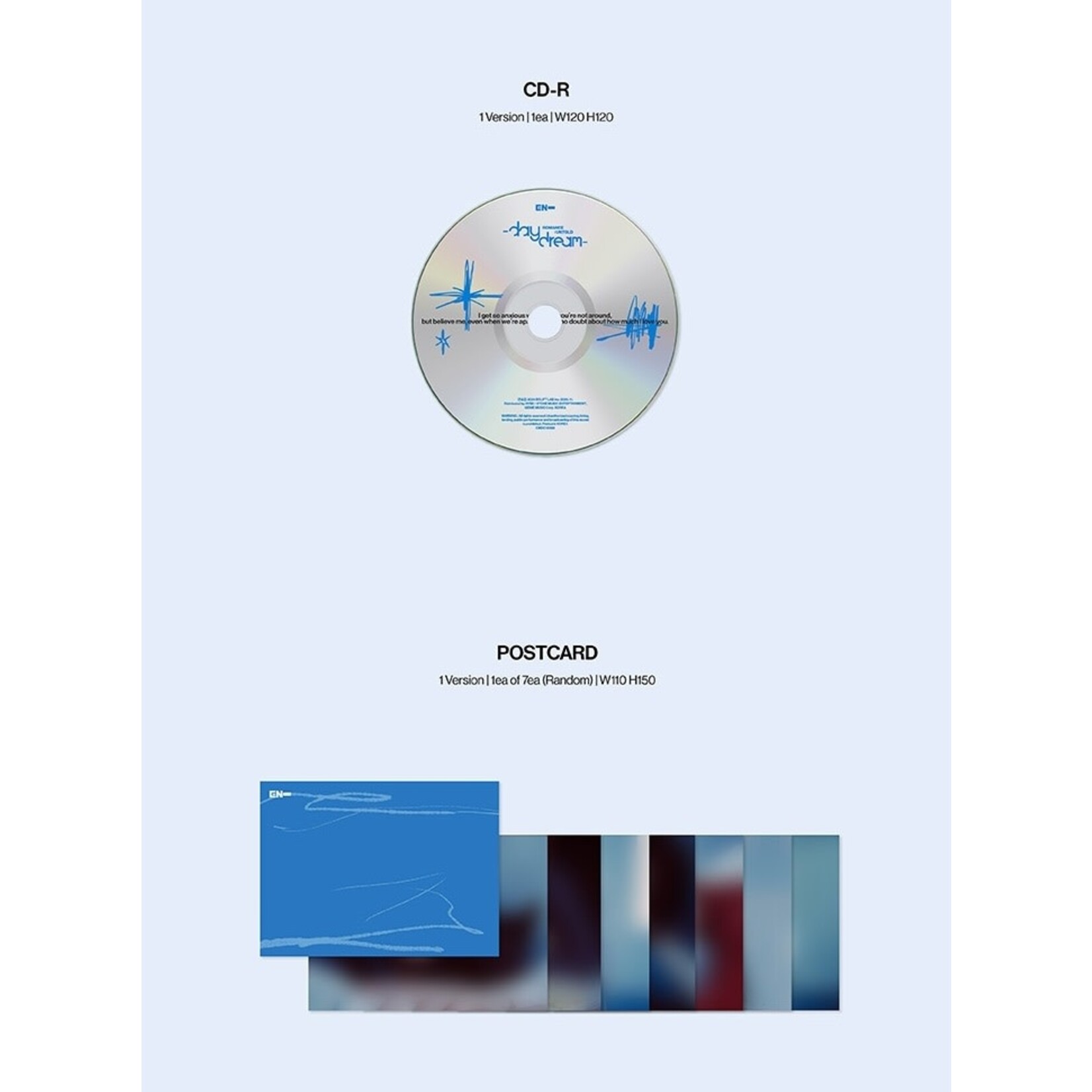 Enhypen ENHYPEN - ROMANCE : UNTOLD [daydream] (JAPAN Edition) + Random Hologram Photocard (SW)