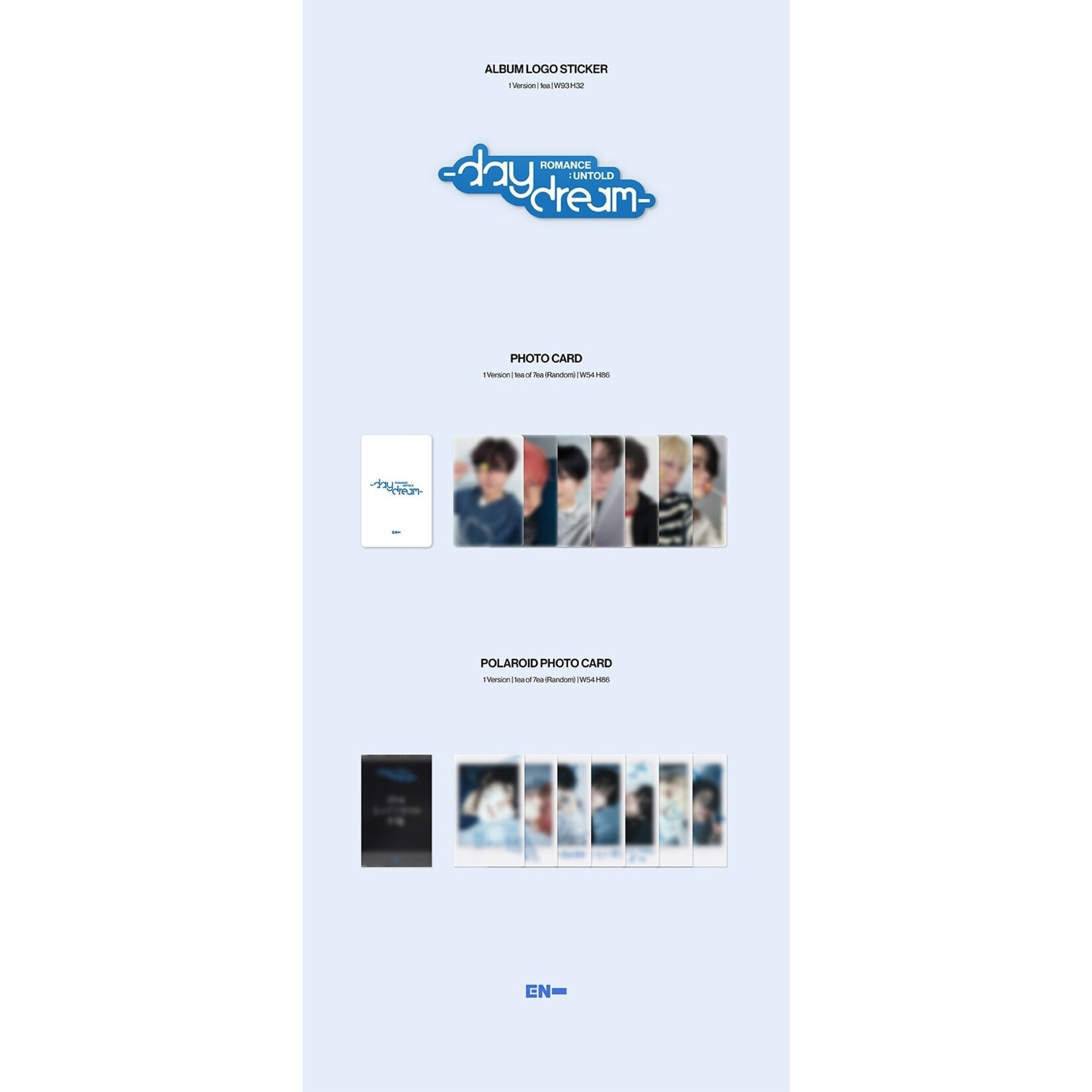 Enhypen ENHYPEN - ROMANCE : UNTOLD [daydream] (JAPAN Edition) + Random Hologram Photocard (SW)
