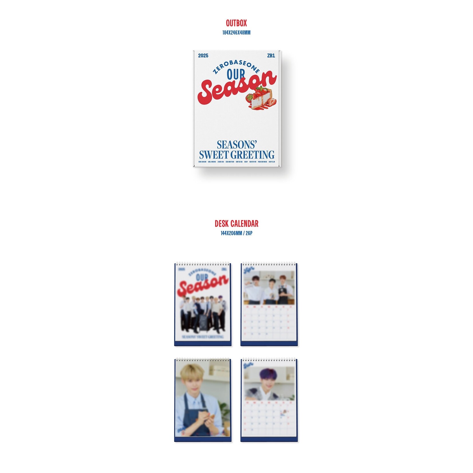 ZeroBaseOne ZEROBASEONE - 2025 [OUR Season] + Photocard Set (APPLE MUSIC)