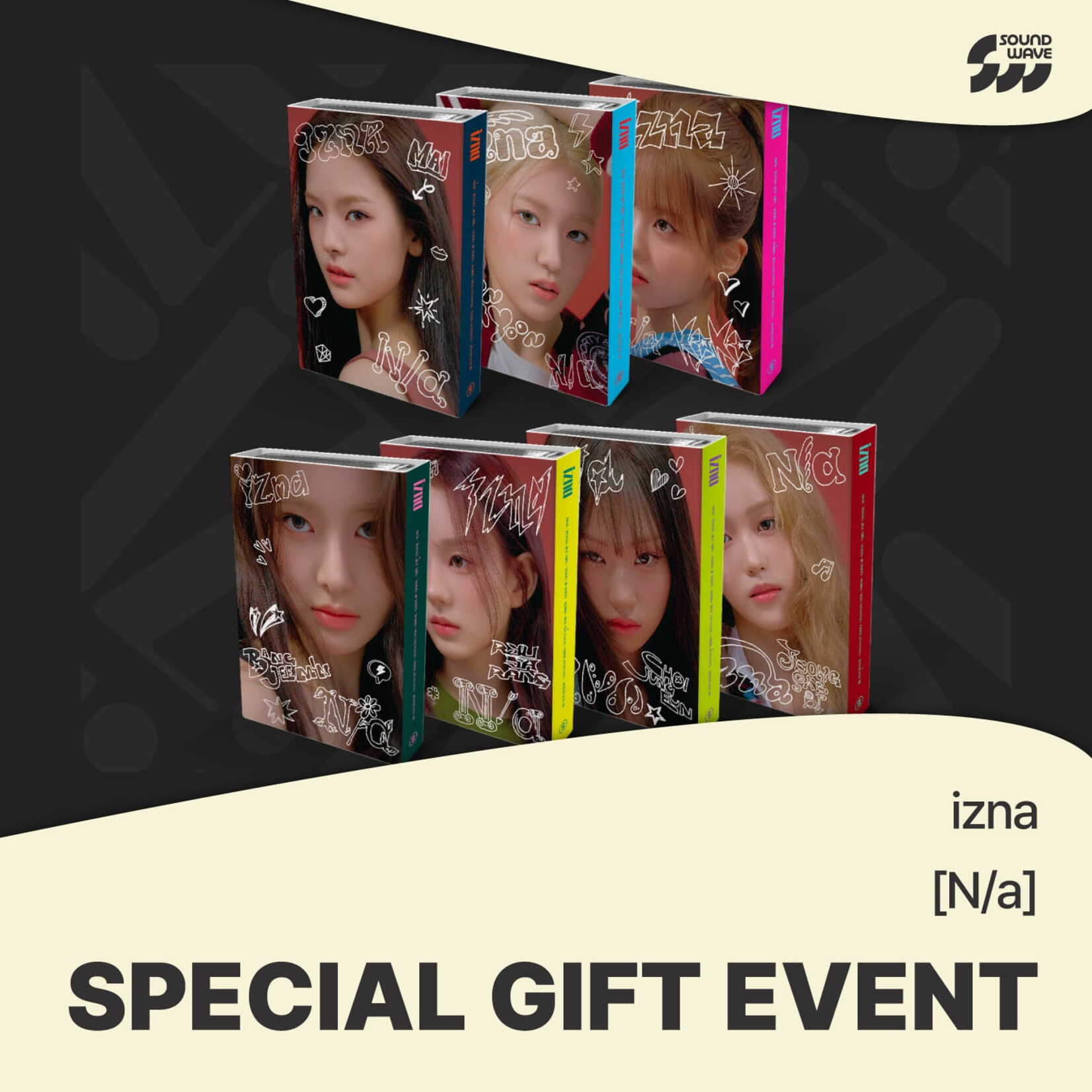 izna izna - [N/a] (izna Ver.) + Random Photocard (SW)