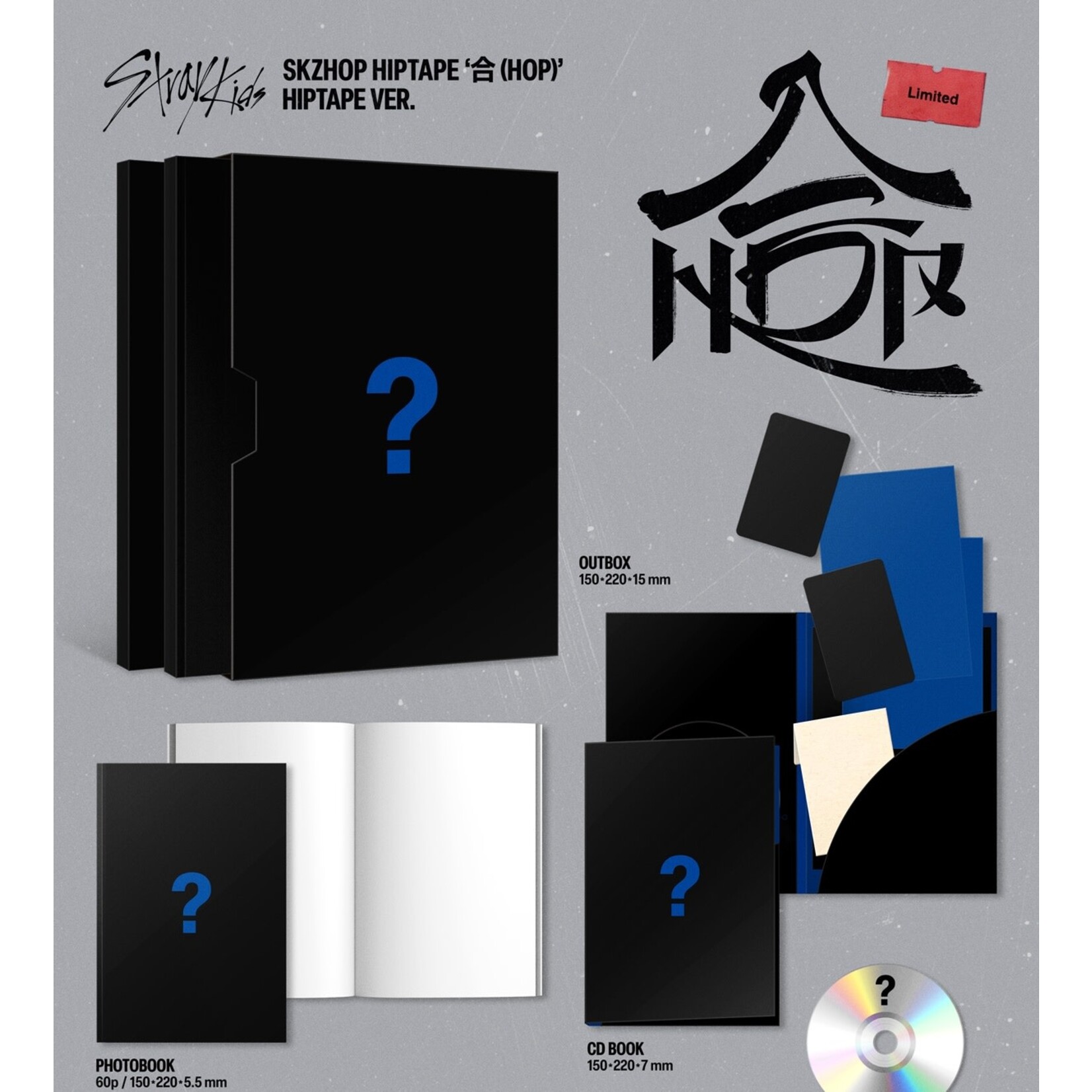 Stray Kids Stray Kids - SKZHOP HIPTAPE ‘合 (HOP)’ (HIPTAPE VER.)