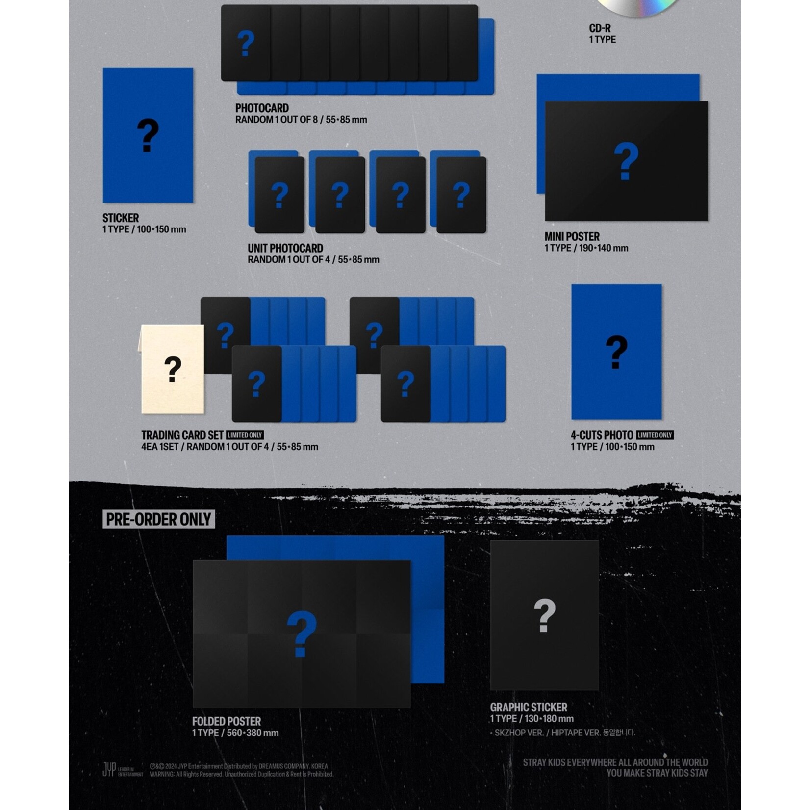 Stray Kids Stray Kids - SKZHOP HIPTAPE ‘合 (HOP)’ (HIPTAPE VER.)