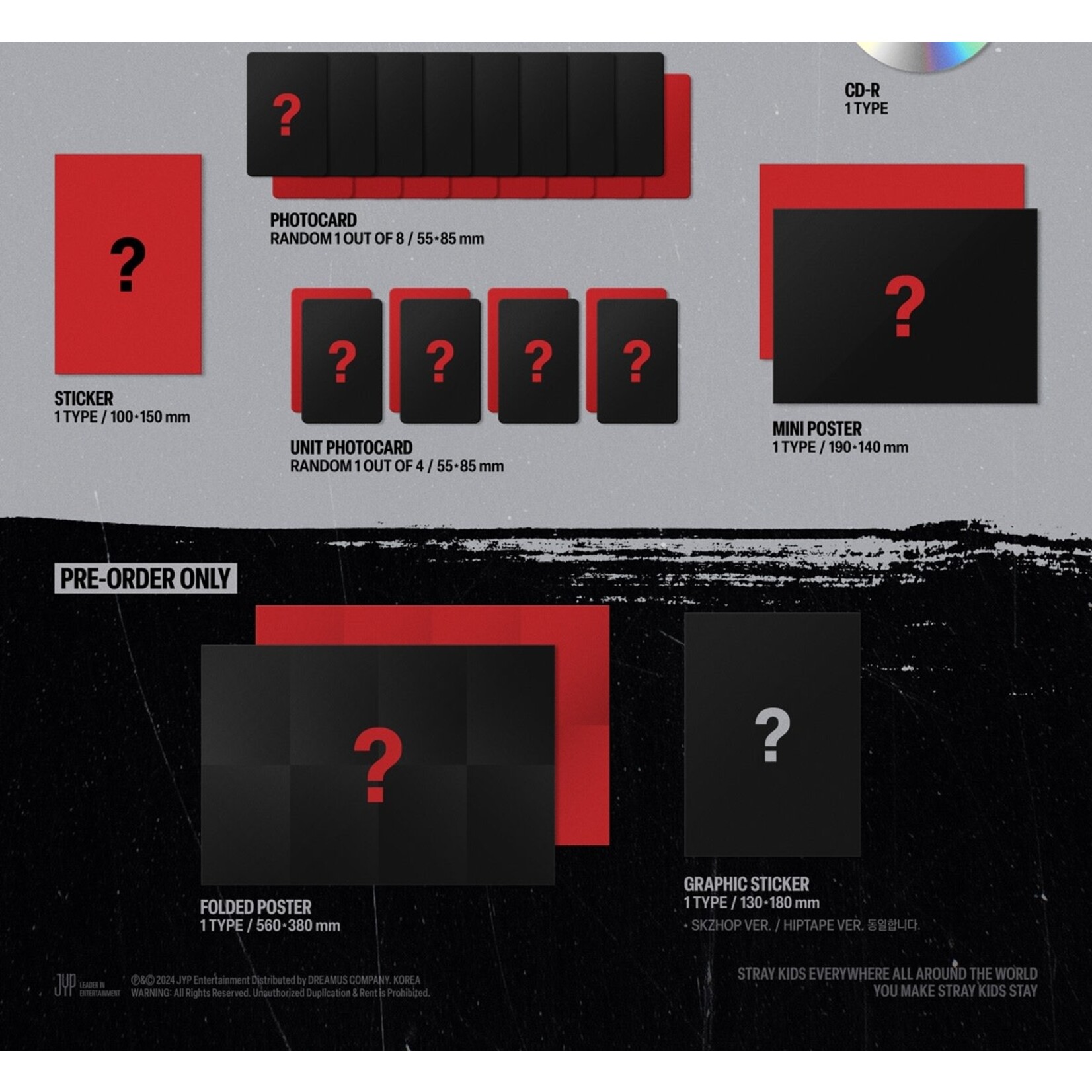 Stray Kids Stray Kids - SKZHOP HIPTAPE ‘合 (HOP)’ (SKZHOP VER.)